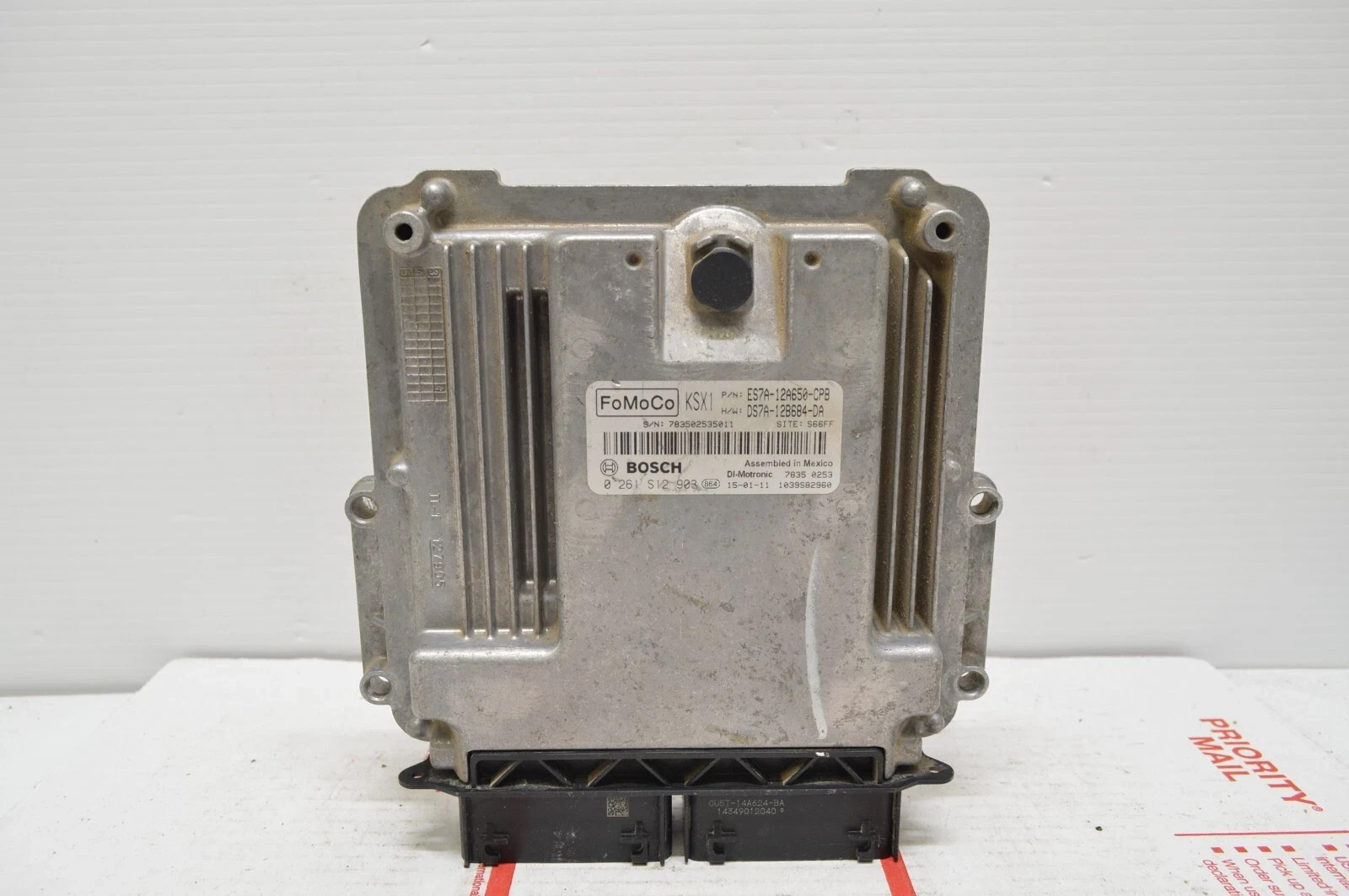 14-16 Ford Fusion 1.5L ES7A-12A650-CPB Engine Control Module Unit Ecm K57 023