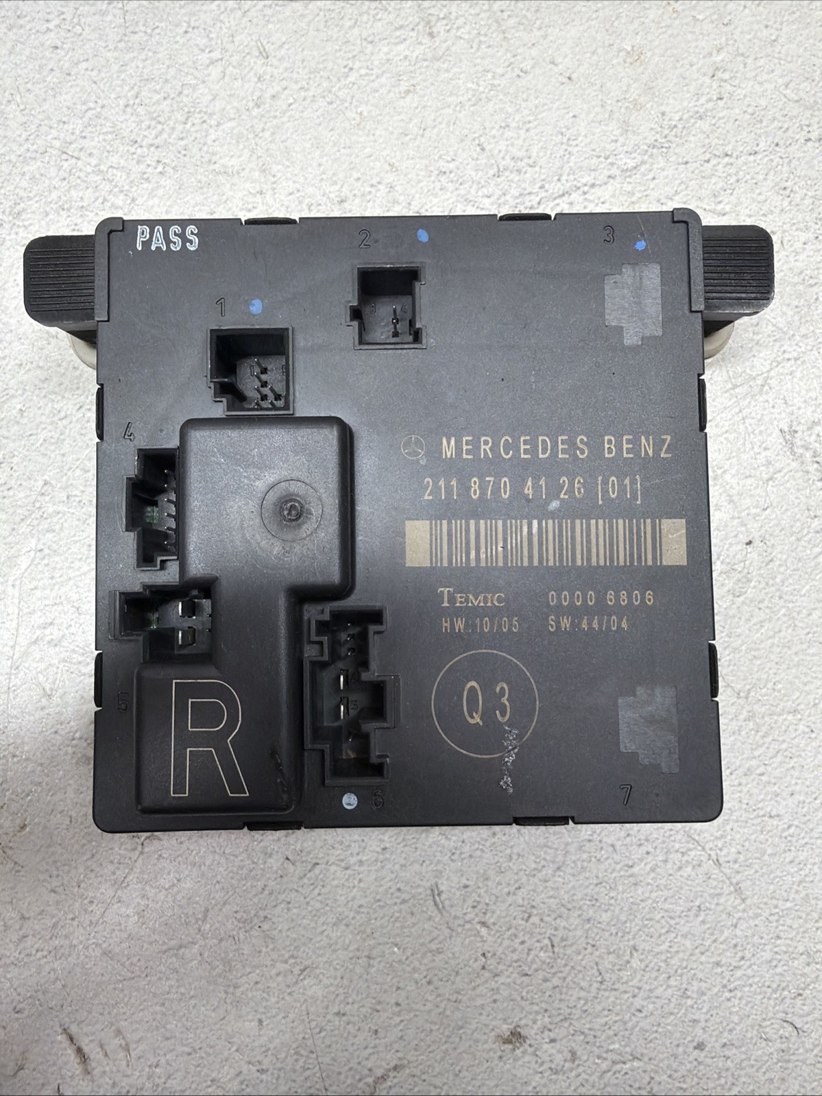 2003-2009 MERCEDES W211 E350 E320 GENUINE DOOR CONTROL MODULE SET OF ALL 4 OEM