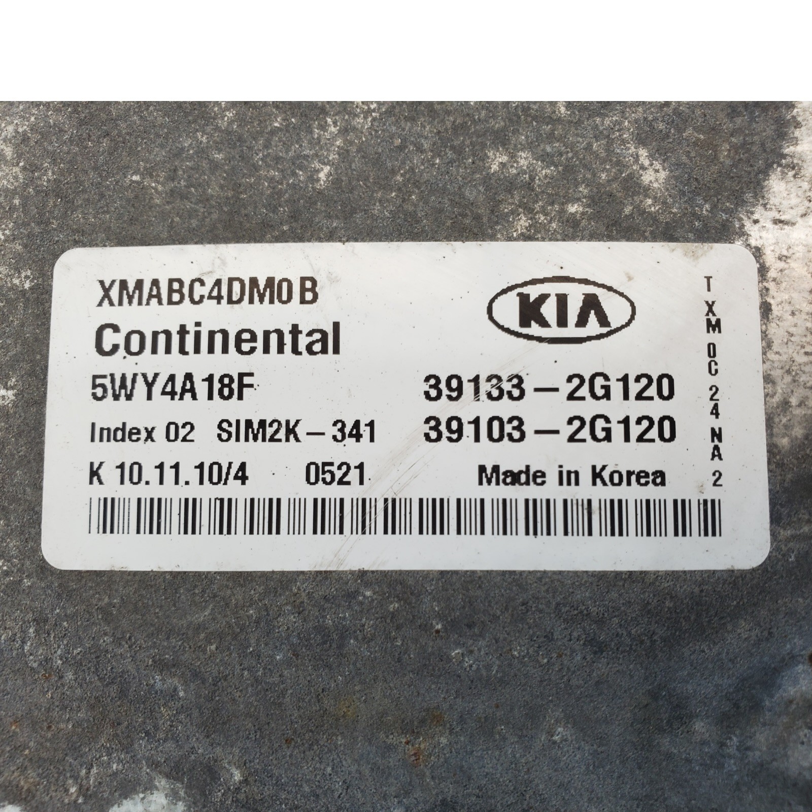 Engine ECM Control Module 2.4L Fits 11-13 SORENTO 39133-2G120 391332G120