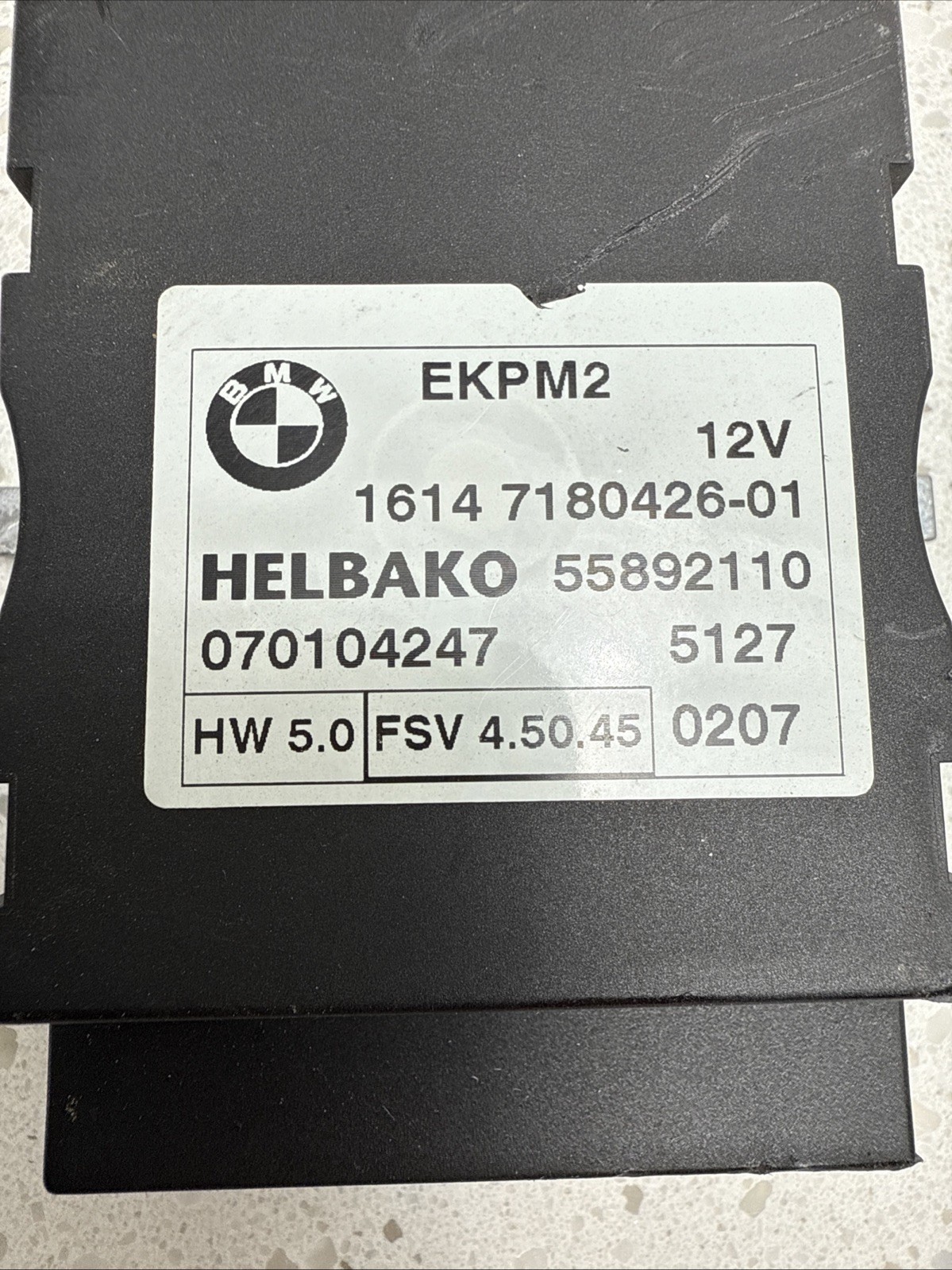 06-13 BMW E88 E60 E90 E92 1 3 5 SERIES 328i 528i FUEL PUMP CONTROL MODULE OEM