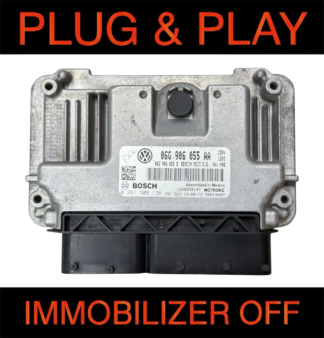 2012 2013 2014 VW Volkswagen Jetta 2.0L Engine Computer 06G906055AA PROGRAMMED