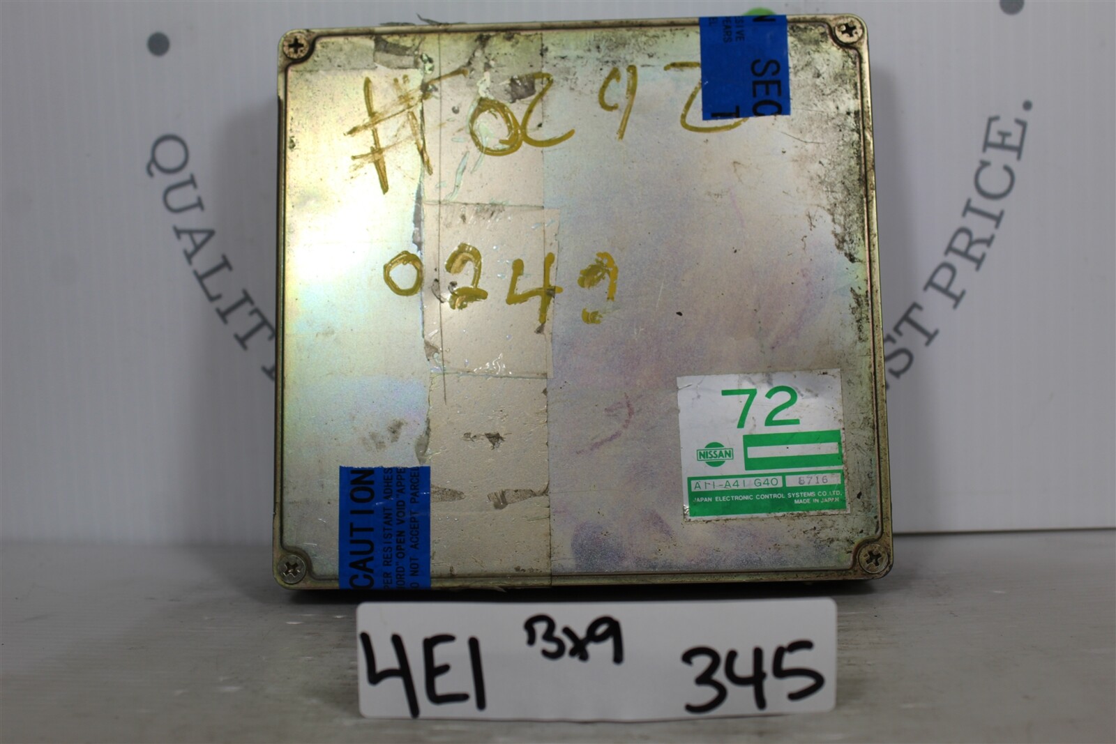 A11A41G40 NISSAN 240SX KA24E S13 1989 ENGINE CONTROL ECU MODULE 345 4E1 B9
