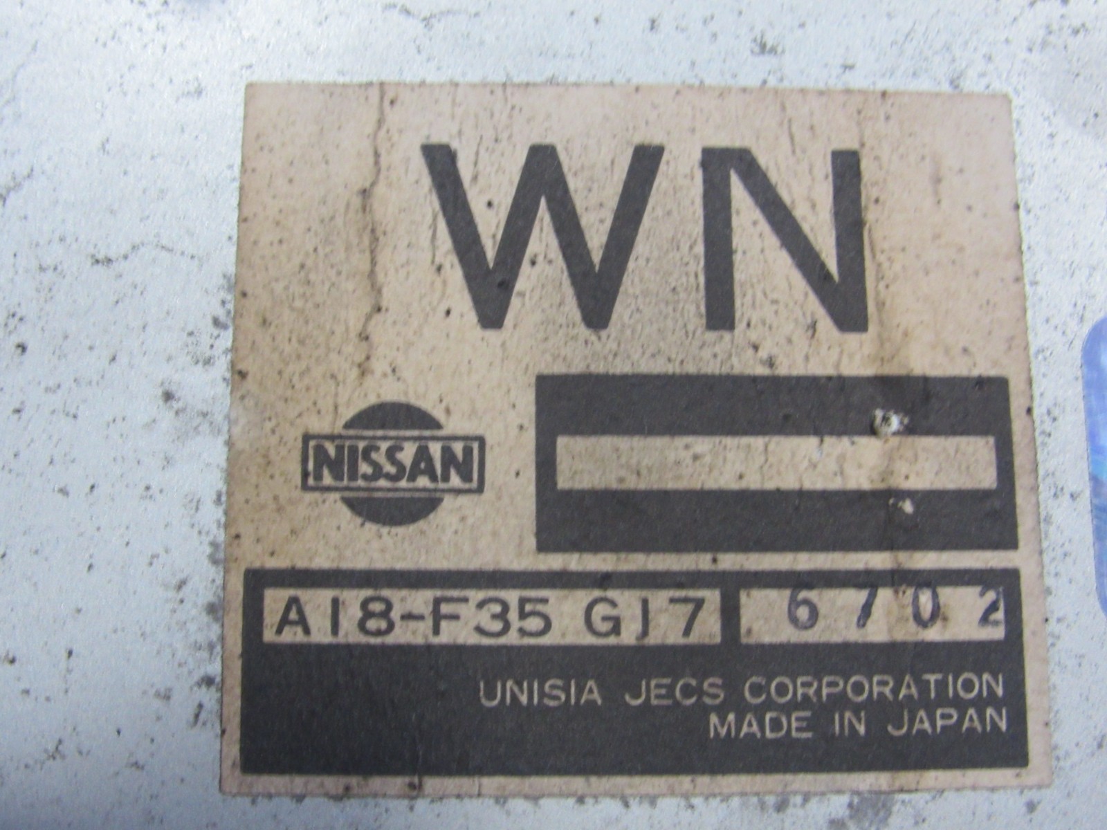 97 Nissan 240SX S14 Kouki KA24DE AT ECU ECM PCM Engine Computer A18-F35 G17 2710
