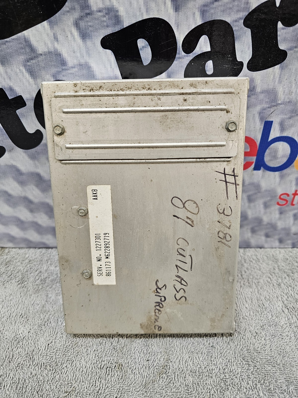 1987 Cutlass Supreme V8 ECM 1227301 Engine Computer 1986