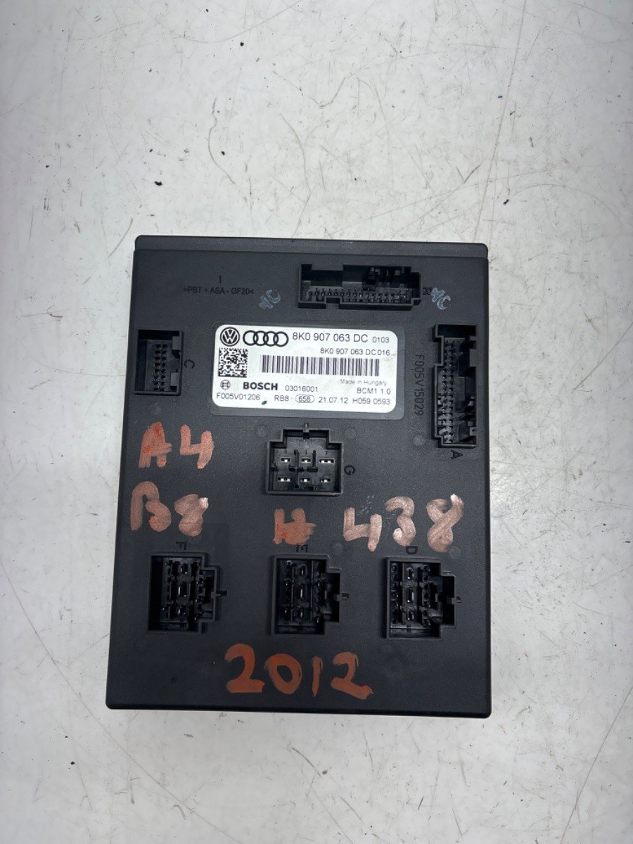 Audi A4 b8,5 (Saloon) (2007>2015) Body Control Module BCM 8K0907063DC