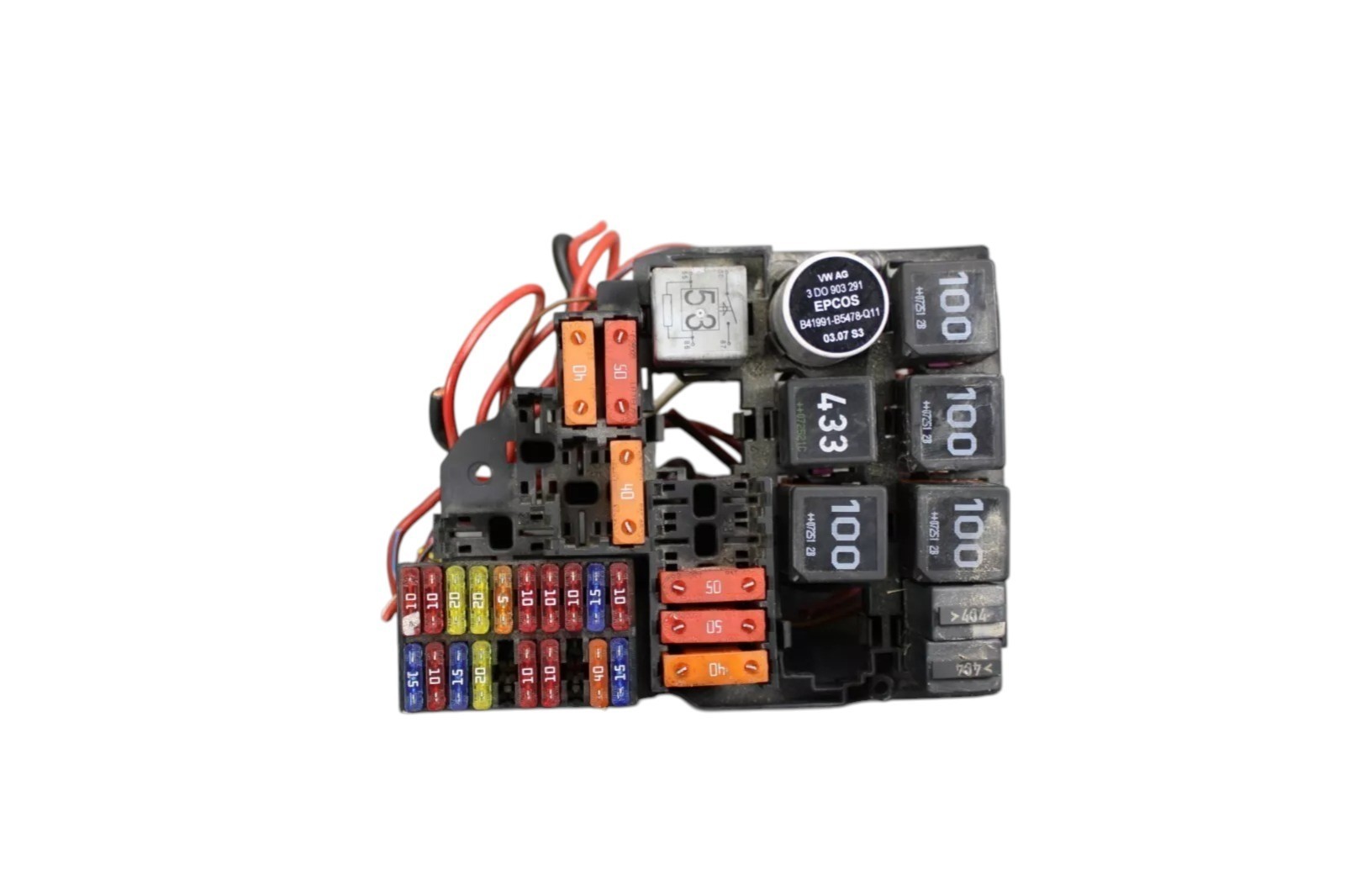 04-12 Bentley Continental Front Right Side Engine Bay Fuse Box Relay Module Oem