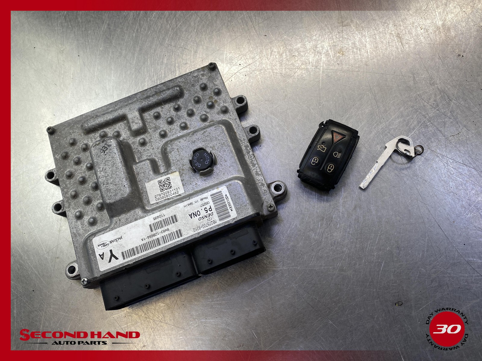 10-12 Jaguar XF X250 5.0L N/A ECU Engine Module KEY SET OEM