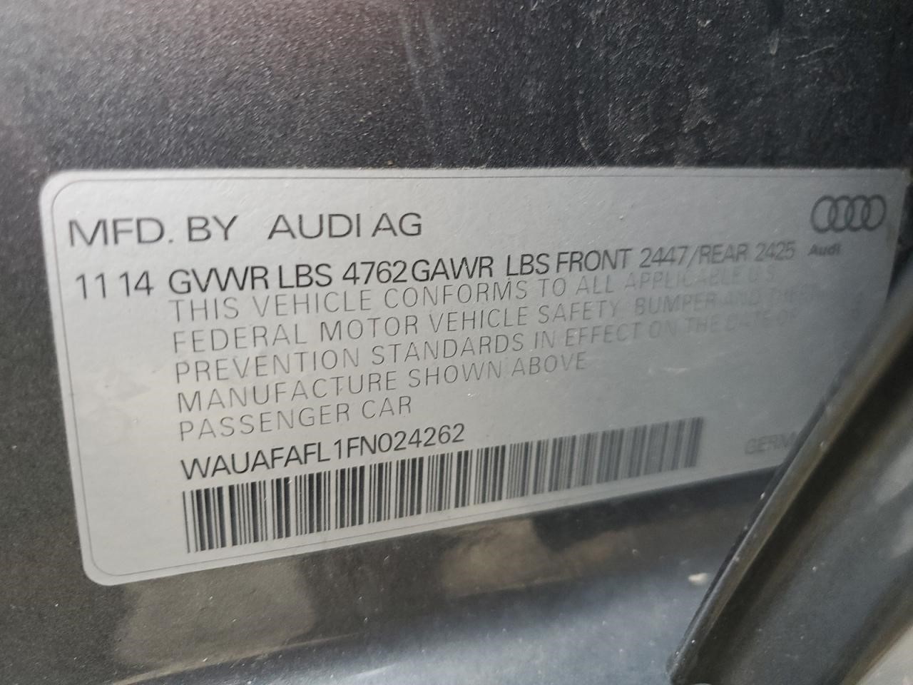 Used Engine Control Module (ECM) fits: 2015 Audi A4 Electronic Control Module 2.