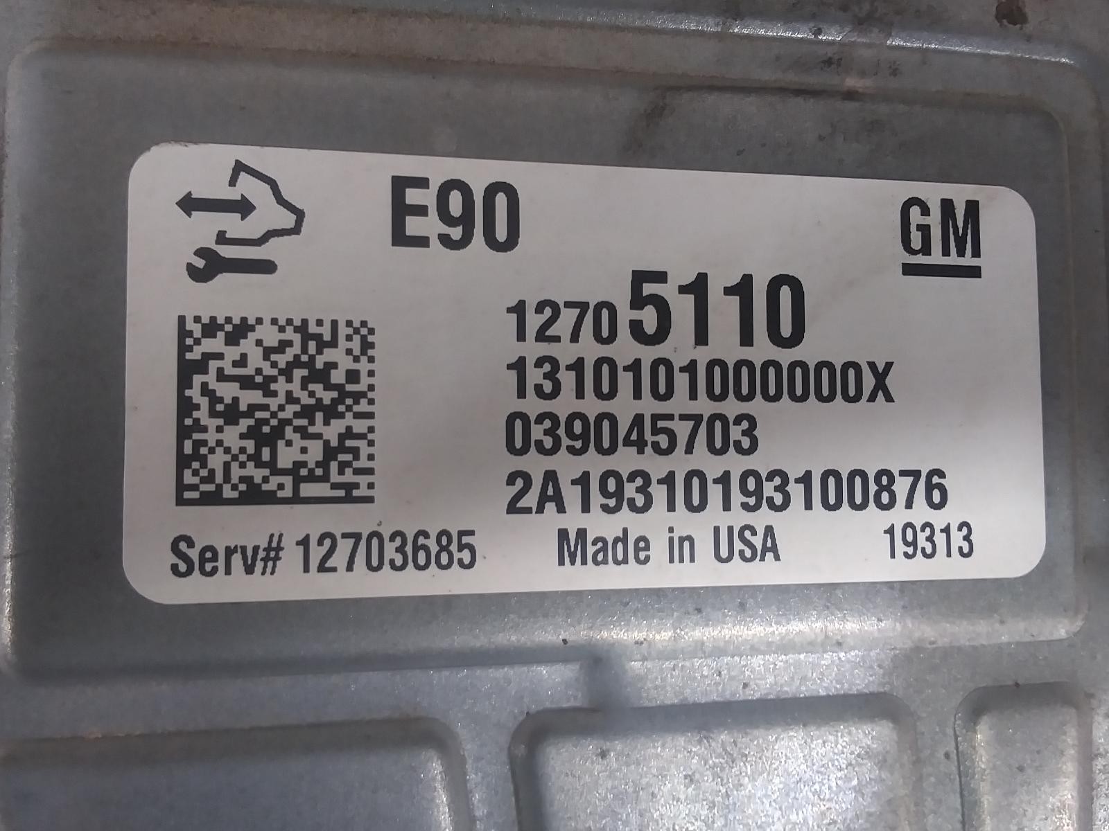 Used Engine Control Module (ECM) fits: 2020 Chevrolet Silverado 1500 pickup new