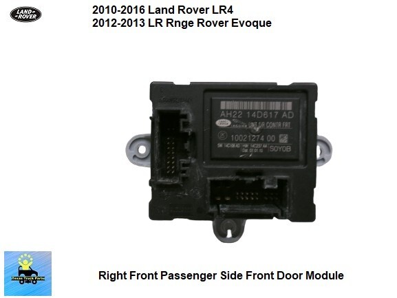 LR044069 10 11 12 13 14 15 16 Land Rover LR4 Right Front Door Control Module OEM