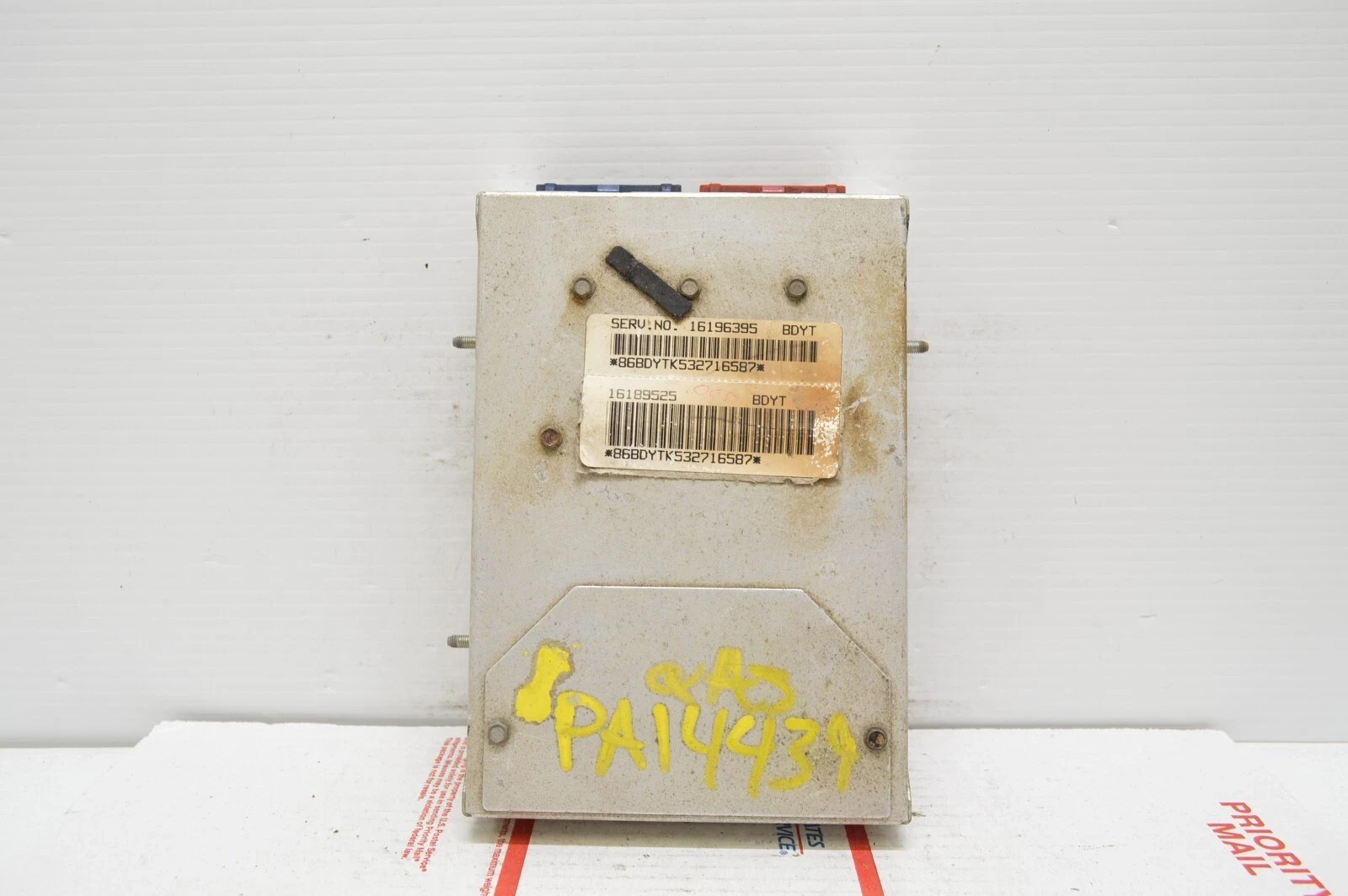 1994 94 Chevrolet S10 16189525 Engine Control Module Unit Ecm B61 016