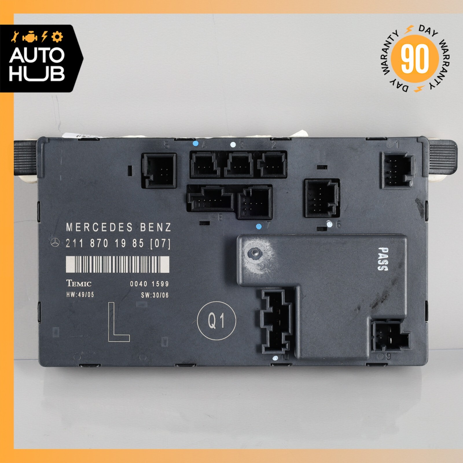 03-09 Mercedes W211 E63 E350 E550 Front Left Driver Side Door Control Module OEM