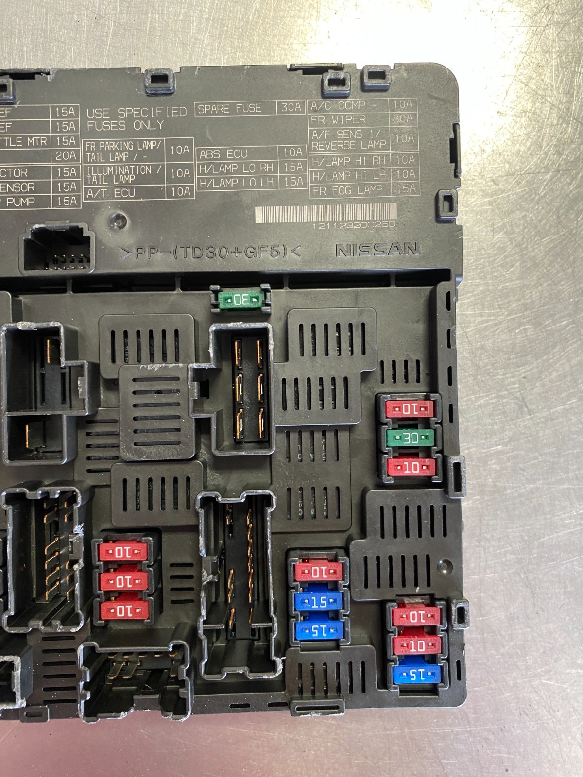 2007-2012 Nissan Sentra Engine Room Control Unit-IPDM P/N 284B6-ET03A