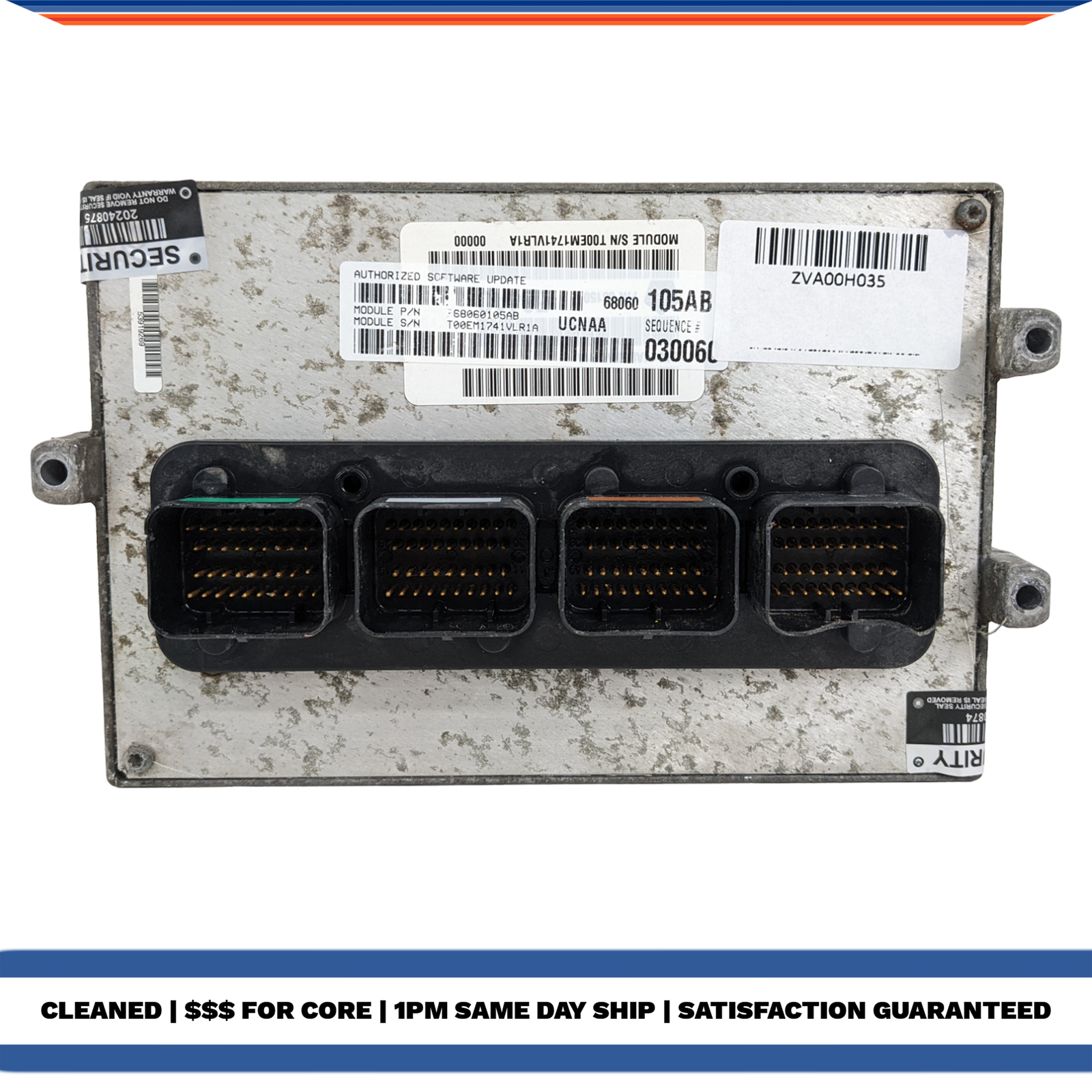 Dodge 2011 Ram 1500 2500 4.7L 68060105Ab Engine Computer Module Pcm Vin Program!