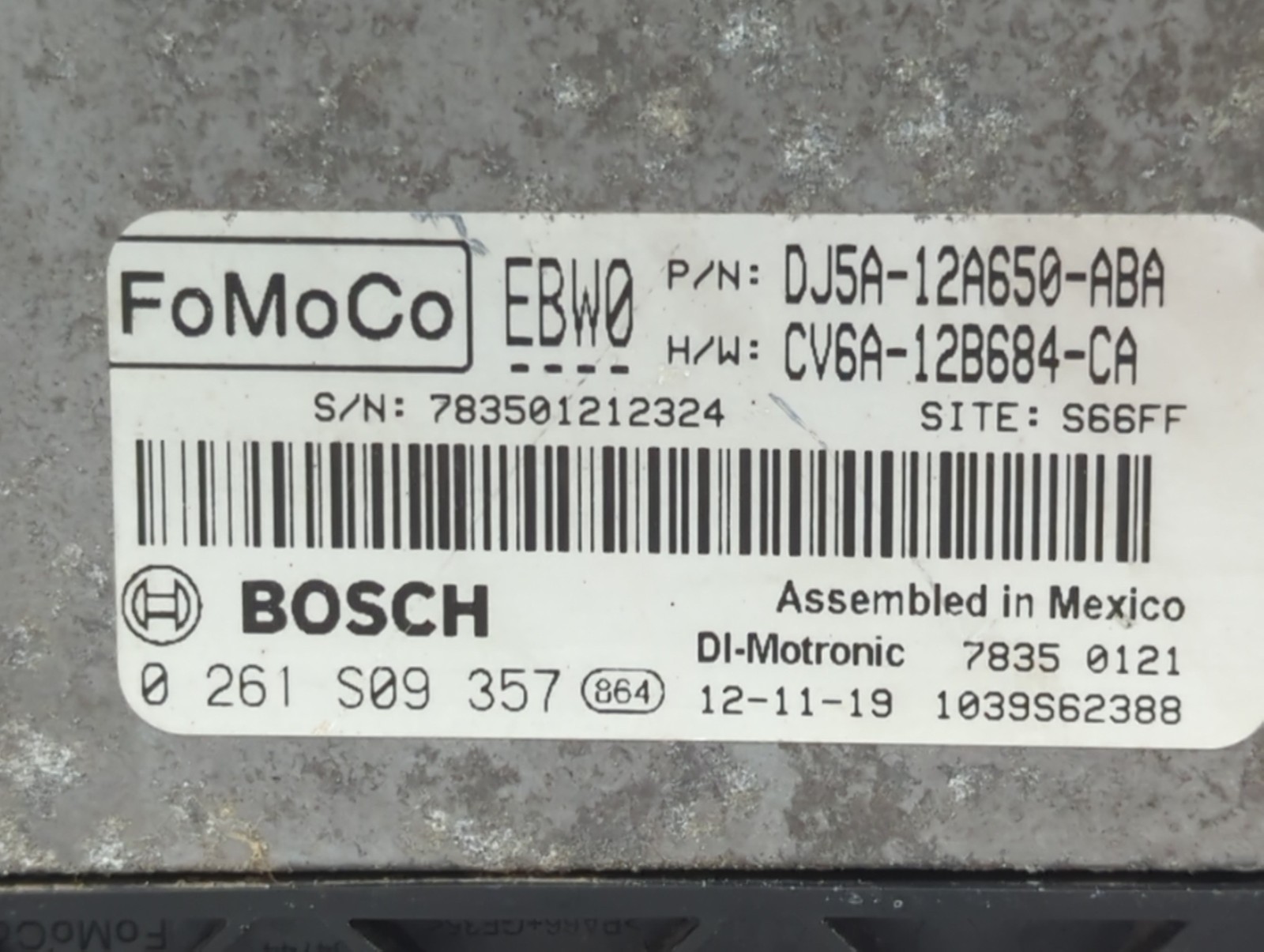 2015 Ford Escape Engine Computer Ecu Pcm Ecm Pcu Oem Dj5a-12a650-aba XKBJP