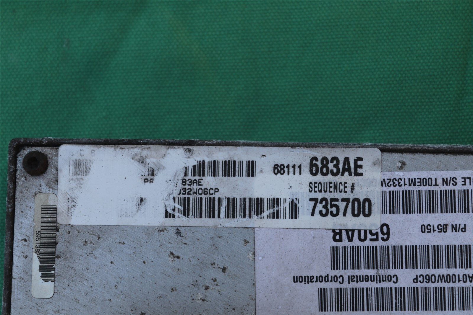 Dodge Chrysler Jeep Engine Control Unit Module ECU ECM P68111683AE