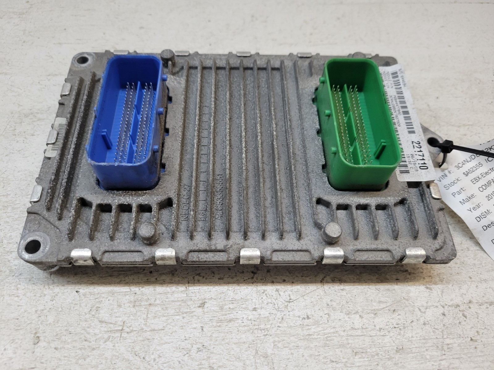 2017-2021 Jeep Compass Engine Control Module Unit ECU ECM PCM OEM P68342095AA