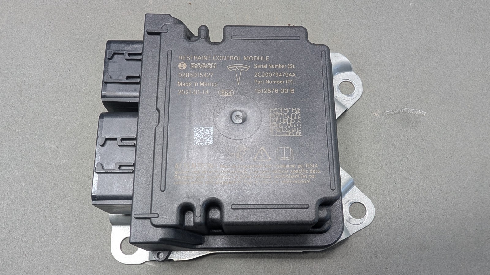 Tesla Model 3 2017-2023 Control Unit Module 1512876-00-B OEM