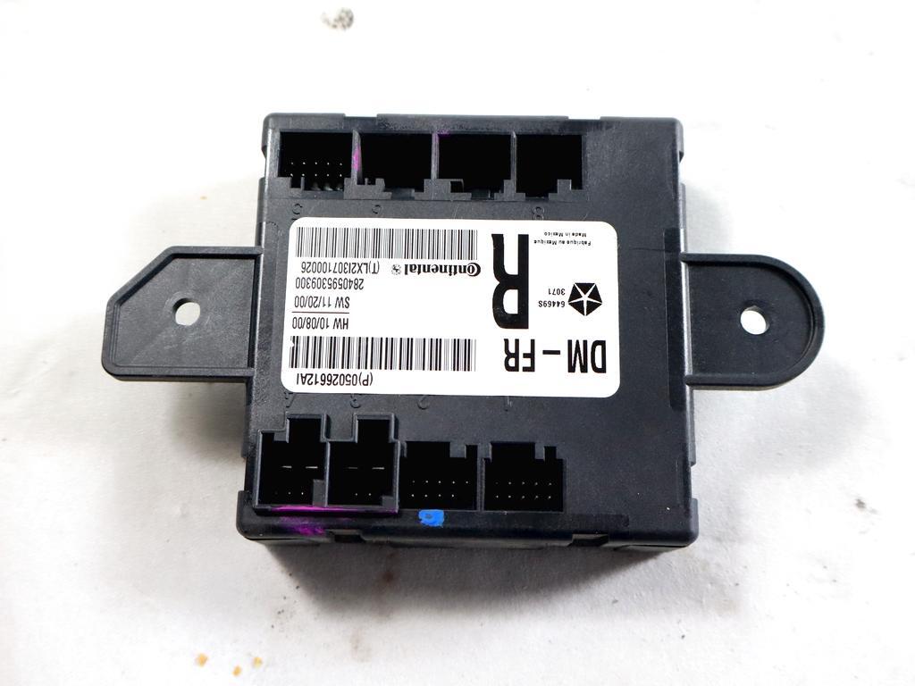 05026612AI FRONT RIGHT DOOR CONTROL UNIT Fiat Freemont 2.0 D 125KW 6M 5P (20