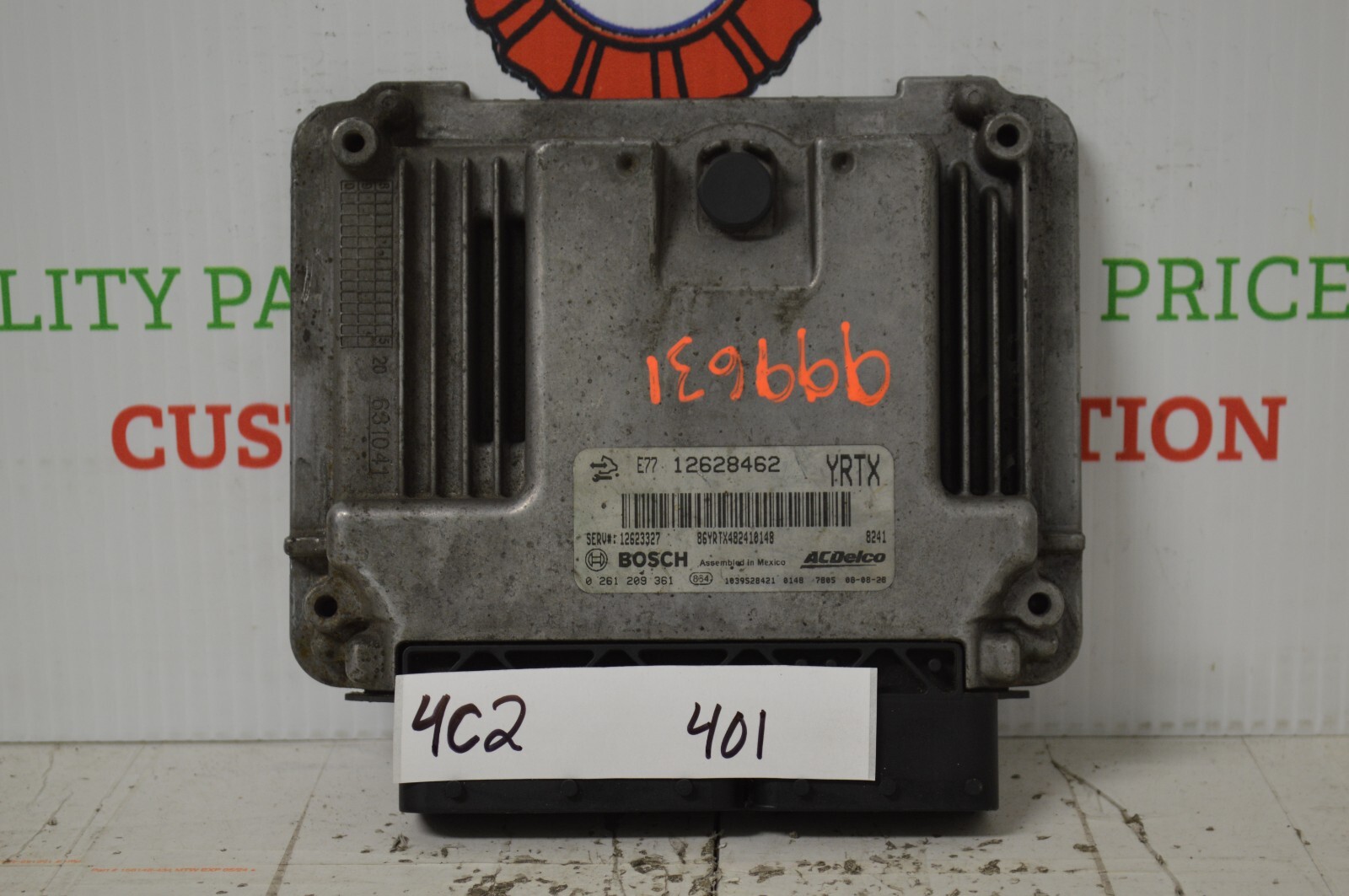 2008-09 Cadillac CTS SRX 3.6L Engine Control Unit ECU 12623327 Module 401-4C2