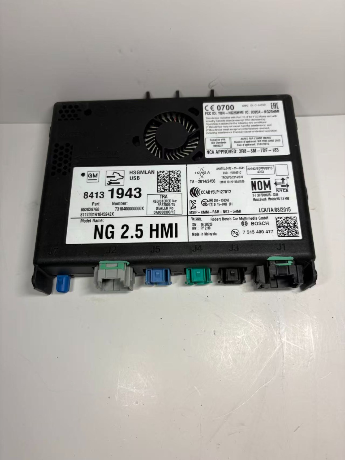 OEM 84131943 CHEVROLET EQUINOX HMI MULTIMEDIA INTERFACE CONTROL MODULE 2017