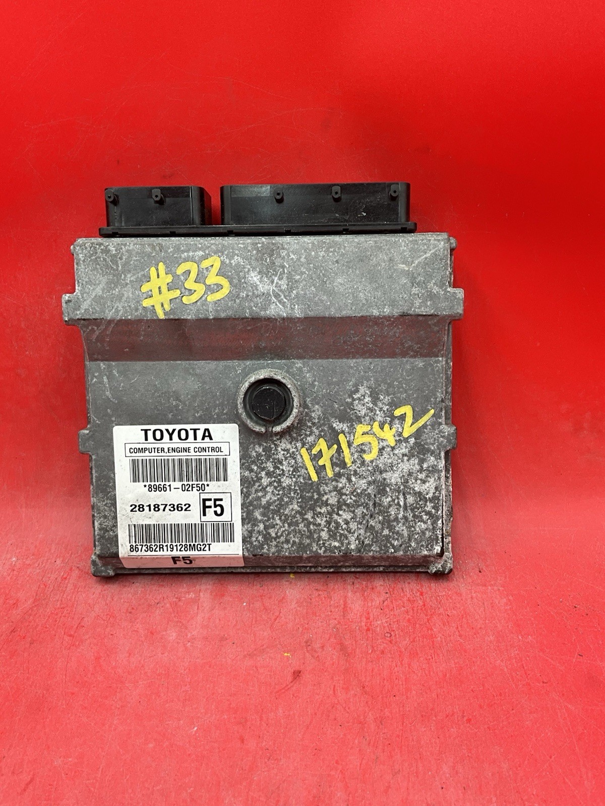 89661-02F50 | 2009 – 2010 TOYOTA COROLLA 1.8L ECM ENGINE COMPUTER PCM ECU