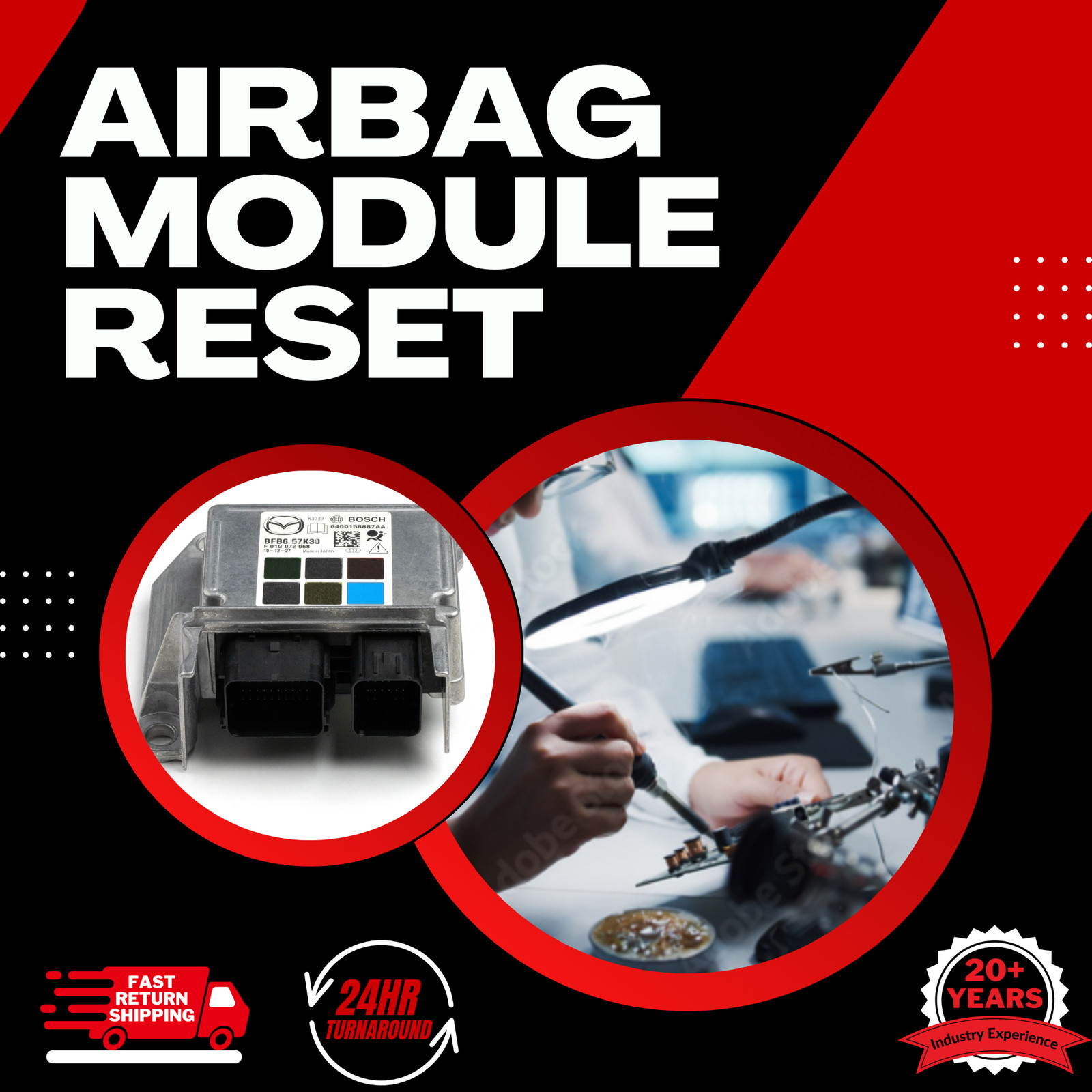 For Mazda CX-5 SRS Control Unit Hard Code Removal Reset Service – 24HR