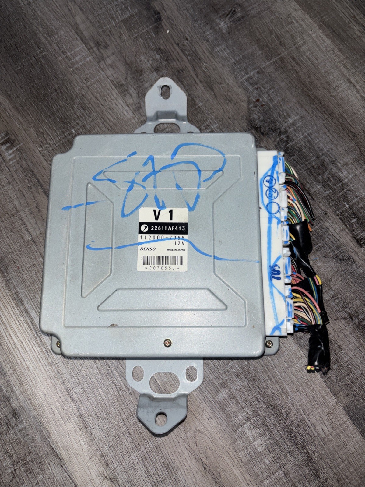 02 03 SUBARU IMPREZA WRX 2.0 TURBO AT ECU ECM CONTROL MODULE 22611AF413 PIGTAILS