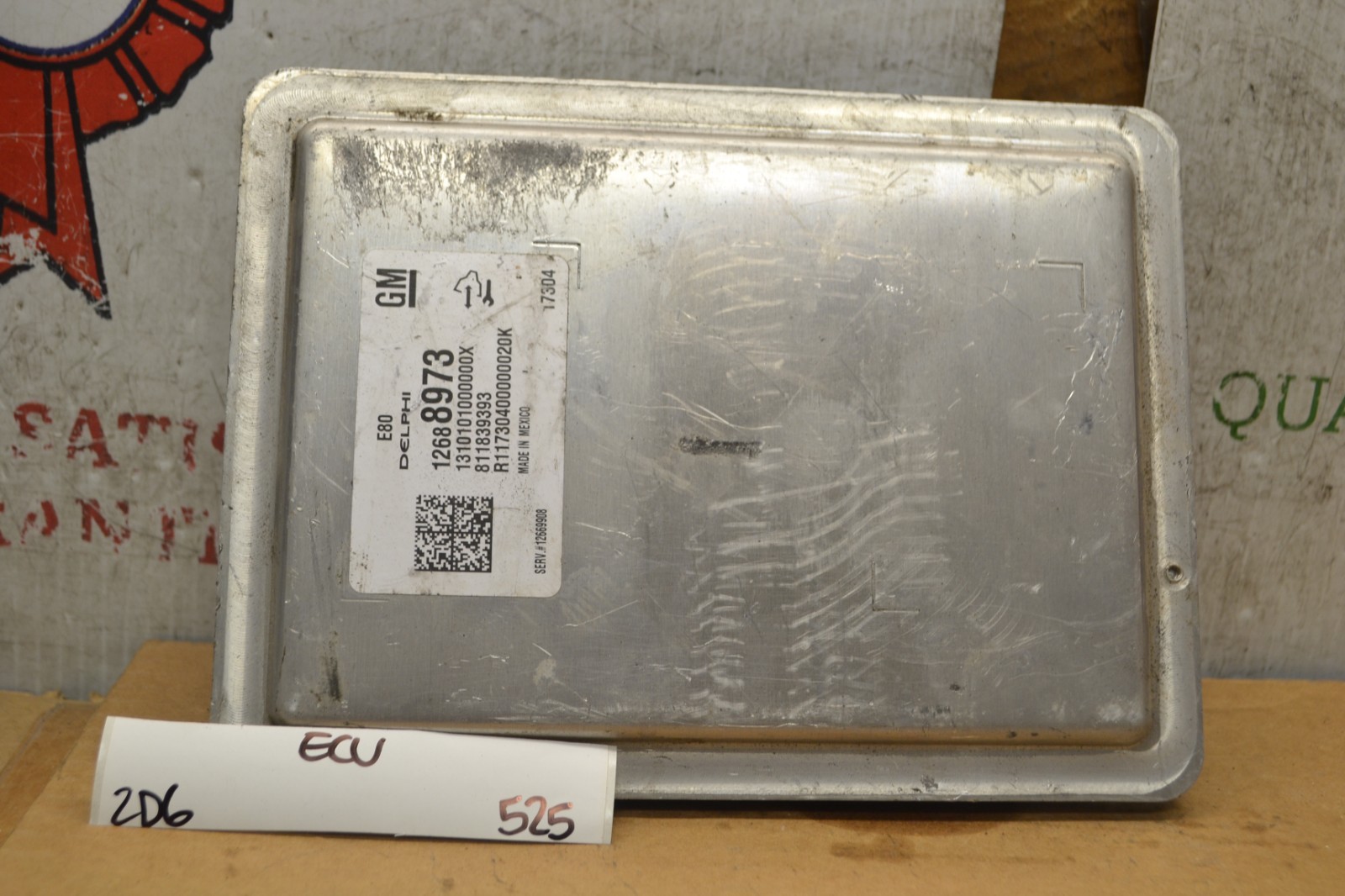 2016-18 Chevrolet Cruze Engine Control Unit ECU 12669908 Module 525-2D6
