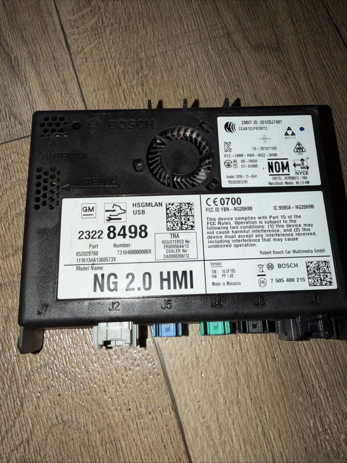 2015-2016 GM HUMAN MACHINE INTERFACE HMI MODULE OEM *UNLOCK EXTRA FEE* 23228498