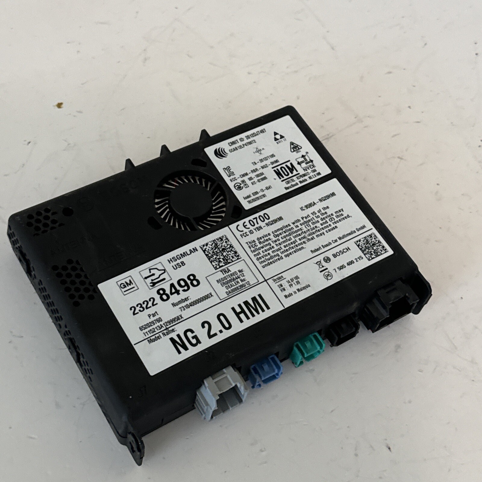 2015 CHEVROLET SIERRA HMI HUMAN MACHINE INTERFACE MODULE OEM 23228498