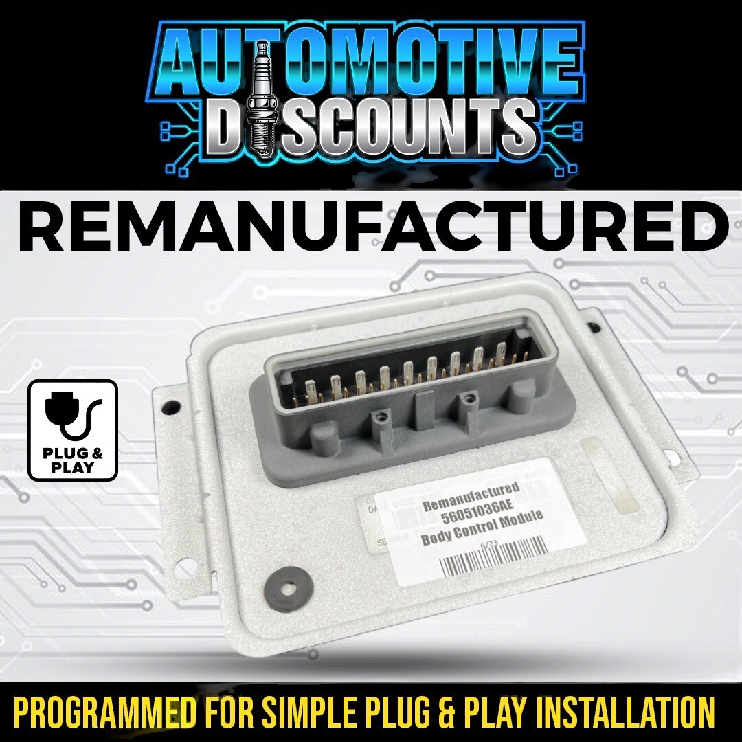 05 Dodge Ram 2500 FCM BCM Body Control Module Multifunction Unit 56051036
