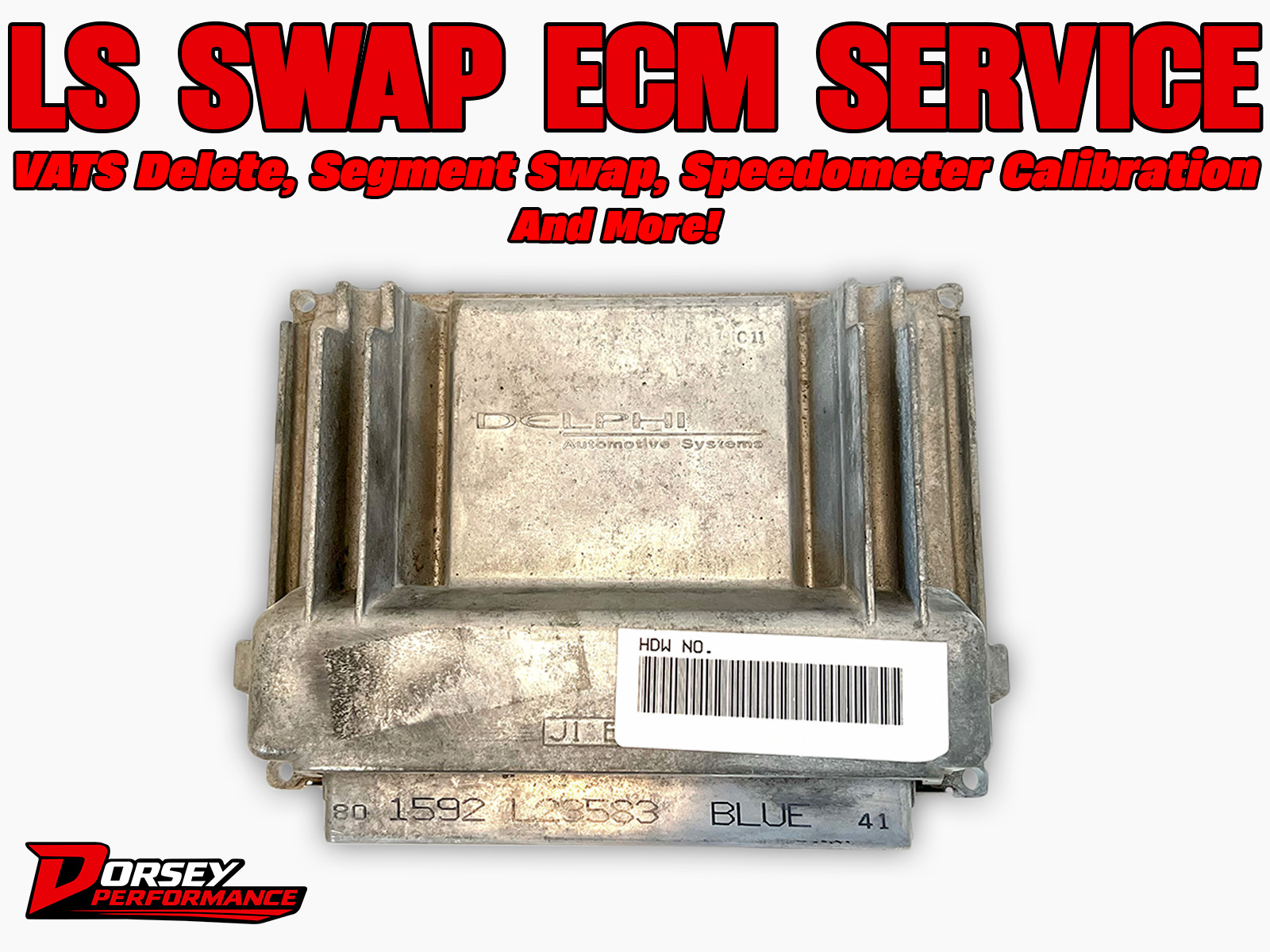 MAIL ORDER LS ECM PCM Flashing Service RED/BLUE & GREEN/BLUE 4.8 5.3 5.7 6.0