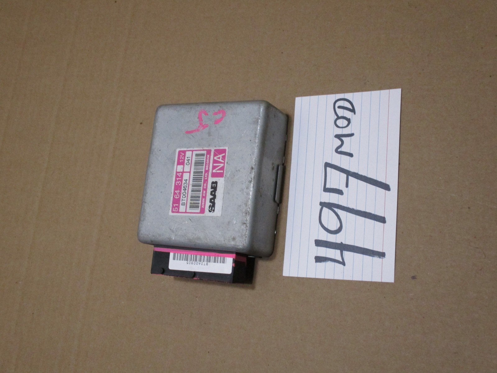 2003 Saab 9-3 TRANSMISSION Control Module Computer #497-MOD