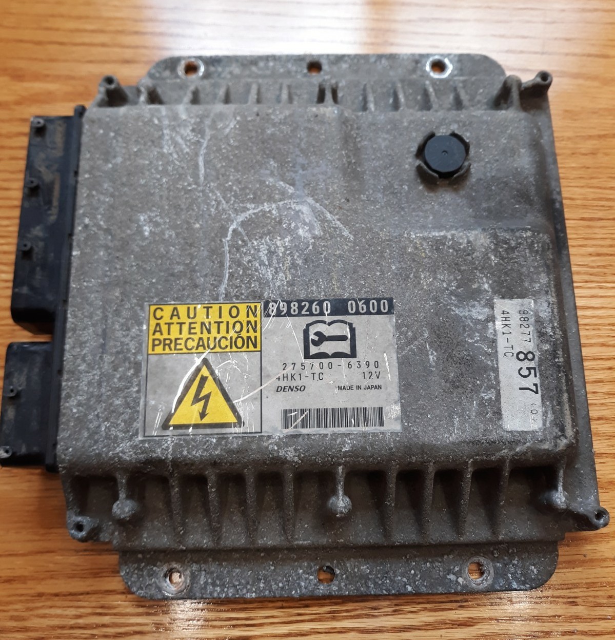 ISUZU NPR 4HK1-TC 898260 0600 ENGINE COMPUTER MODULE ECU ECM PCM