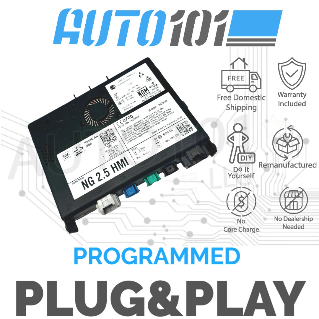 VIN Programmed 2016-2017 Impala Human Interface Module 2.5 Non-NAV 84296480