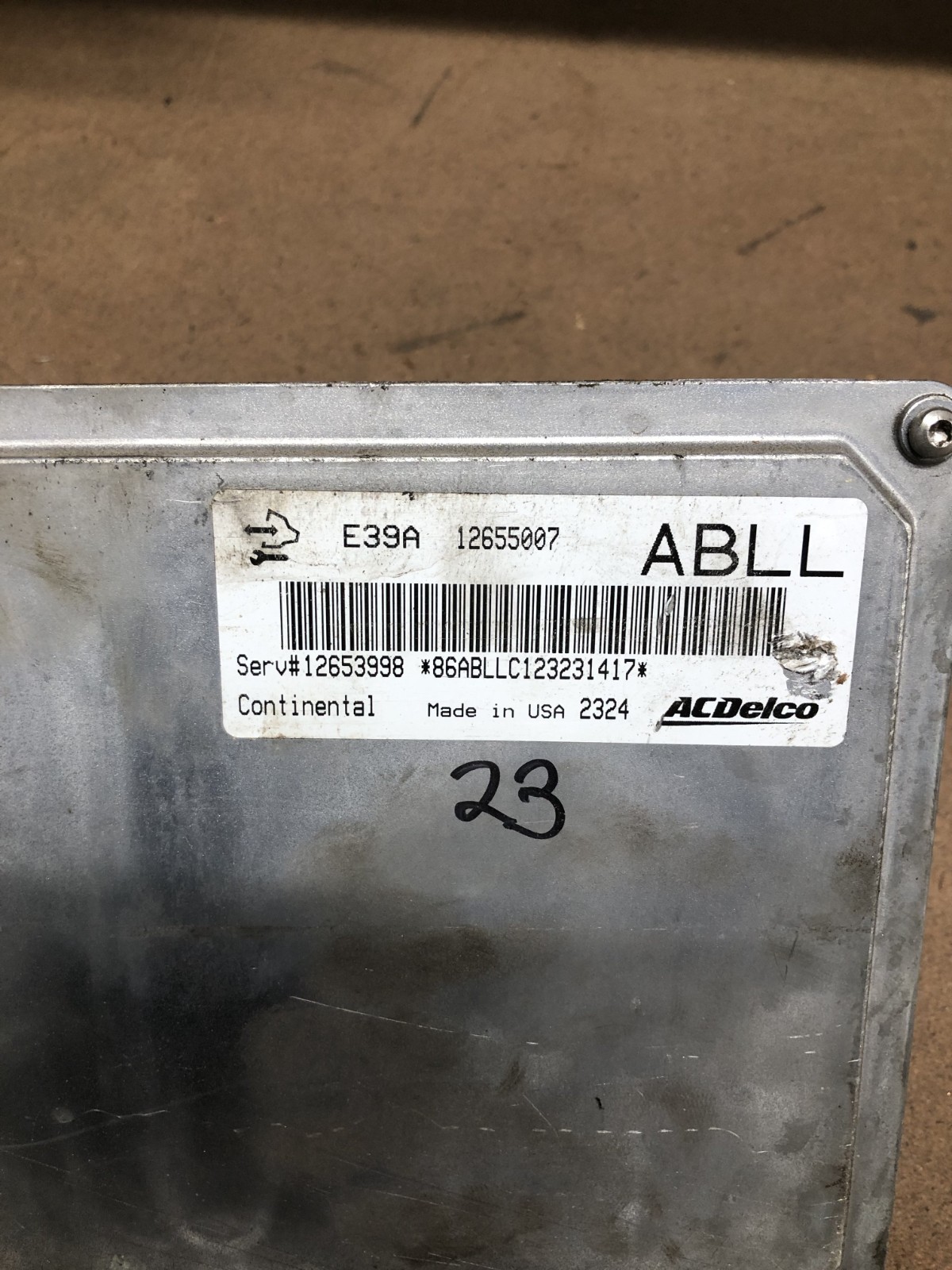 13 Cadillac Xts 12655007 Engine Computer Control Module Ecm E39A 12653998