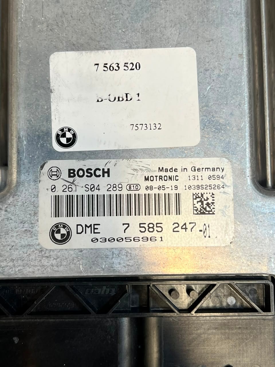 BMW 1 Series E81 E87 3′ E90 E91 Engine Control Unit ECU ONLY 7585247 OEM