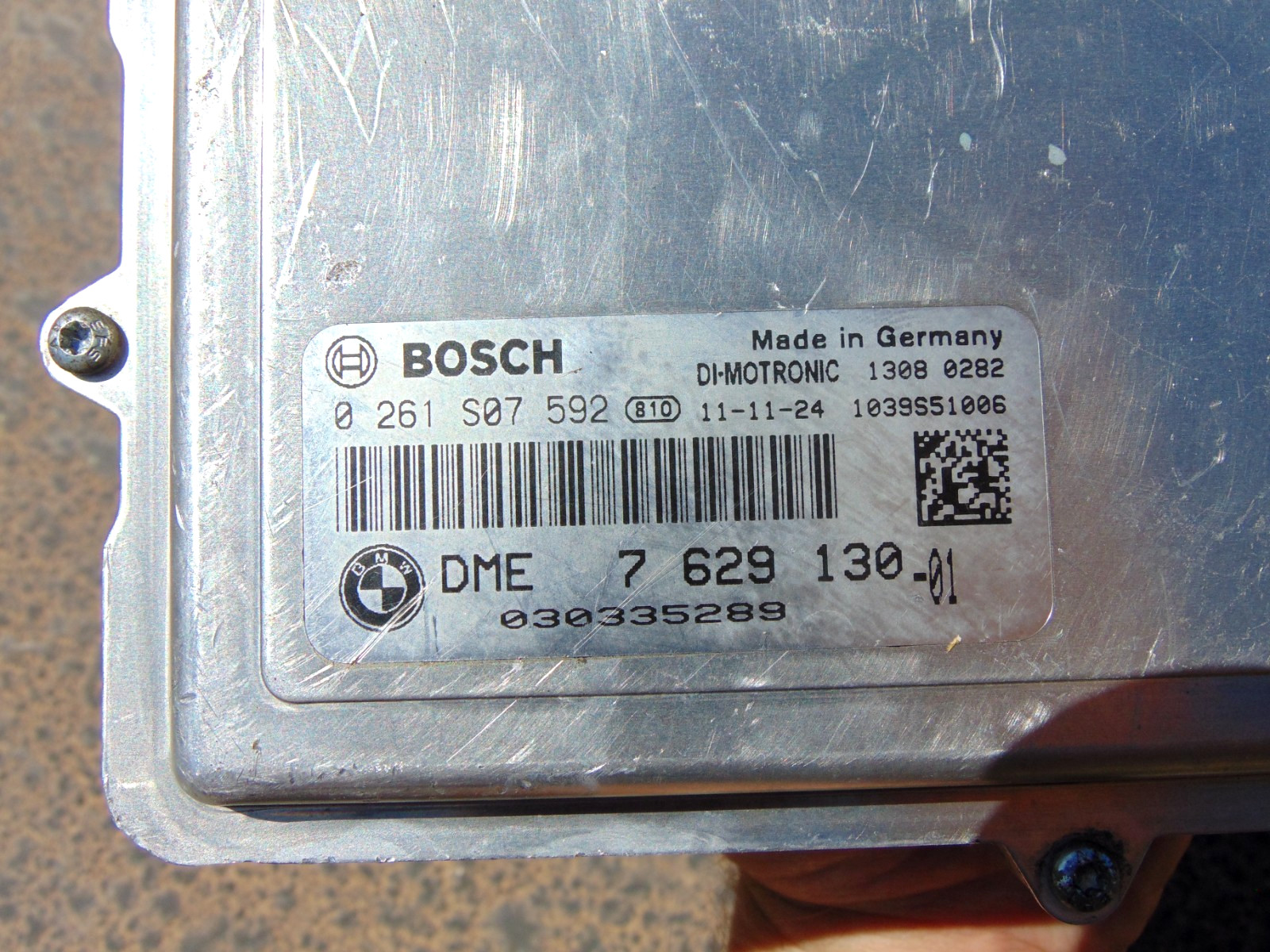 11-14 BMW 335i X5 X6 3.0L Turbo ECU ECM DME Engine Control Module 7 629 130 OEM