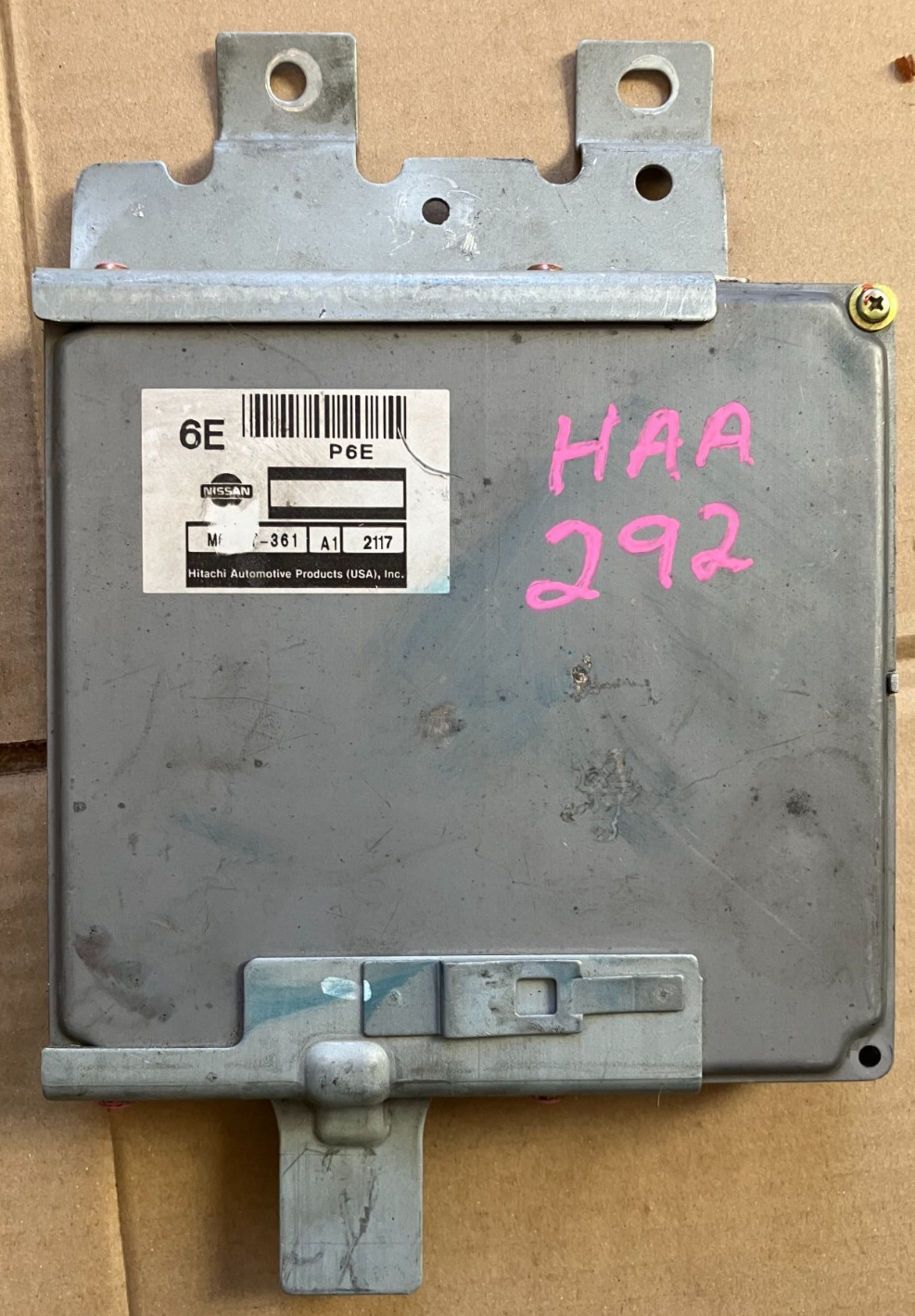 02 2002 Nissan Frontier ECM ECU ENGINE COMPUTER MODULE MEC07 361 A1