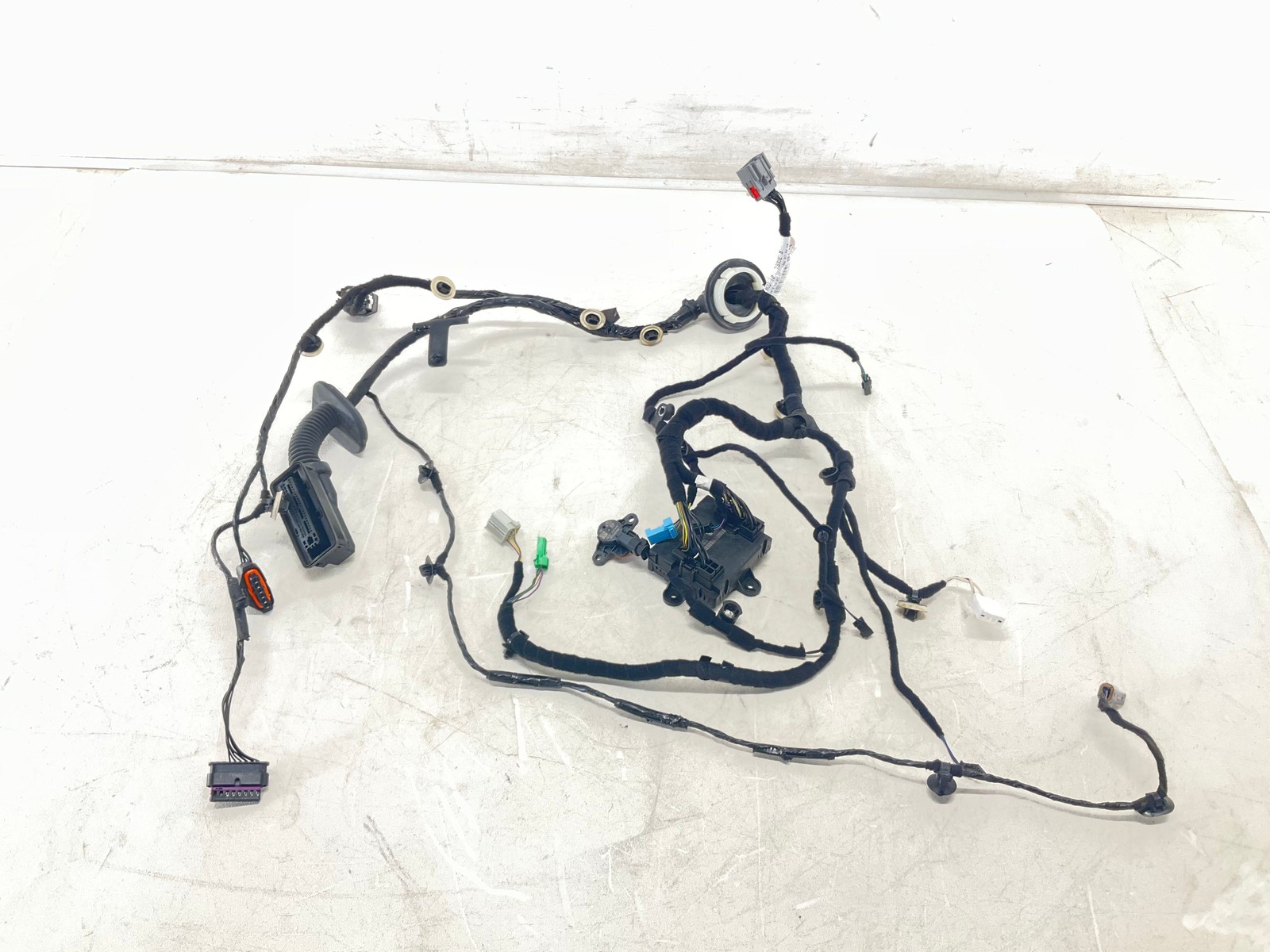 17-20 Jaguar F-Pace Front Left Door Wiring Harness & Control Module OEM CM