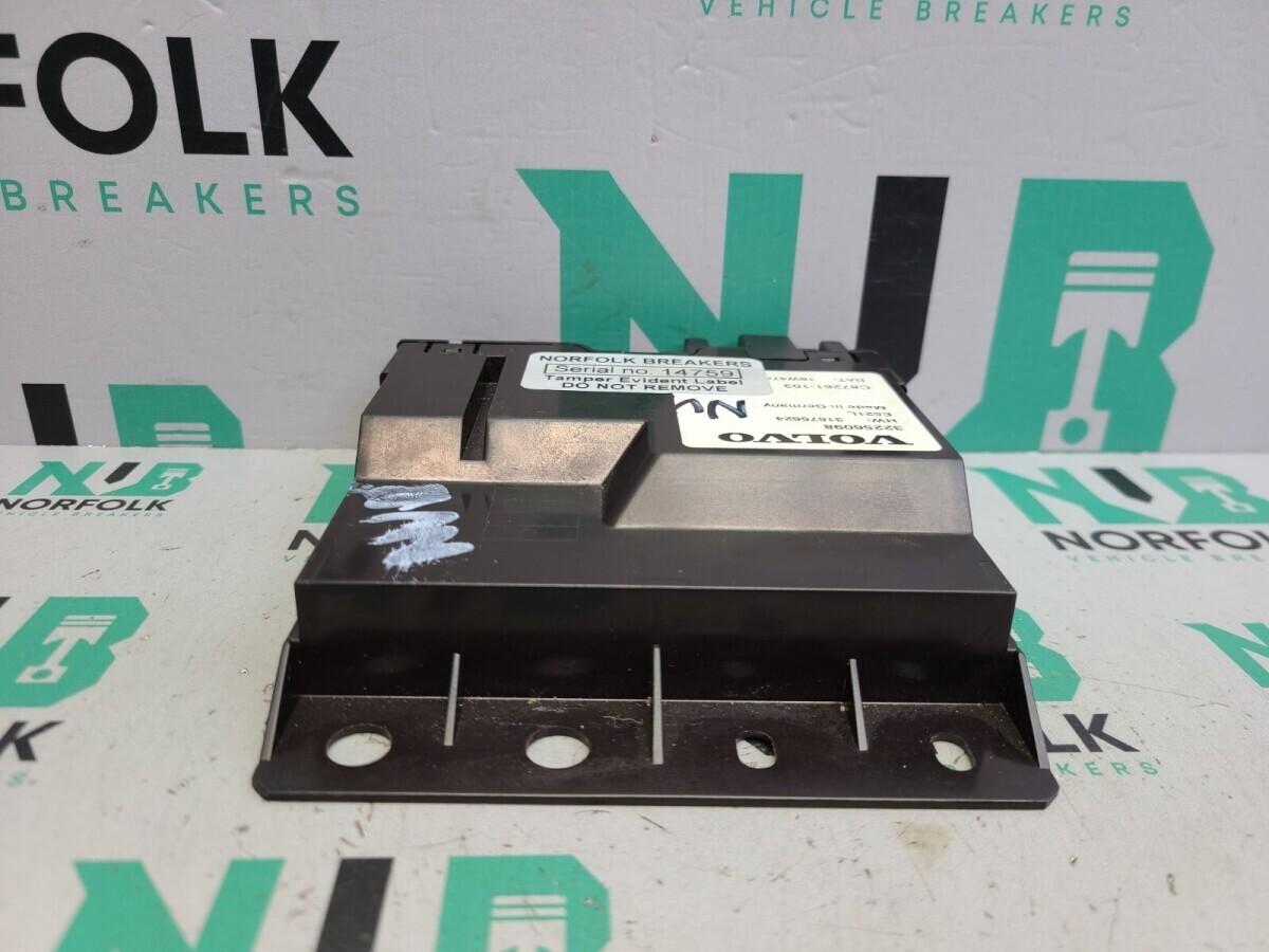 Volvo V60 Tailgate Module 2018 On 32256098