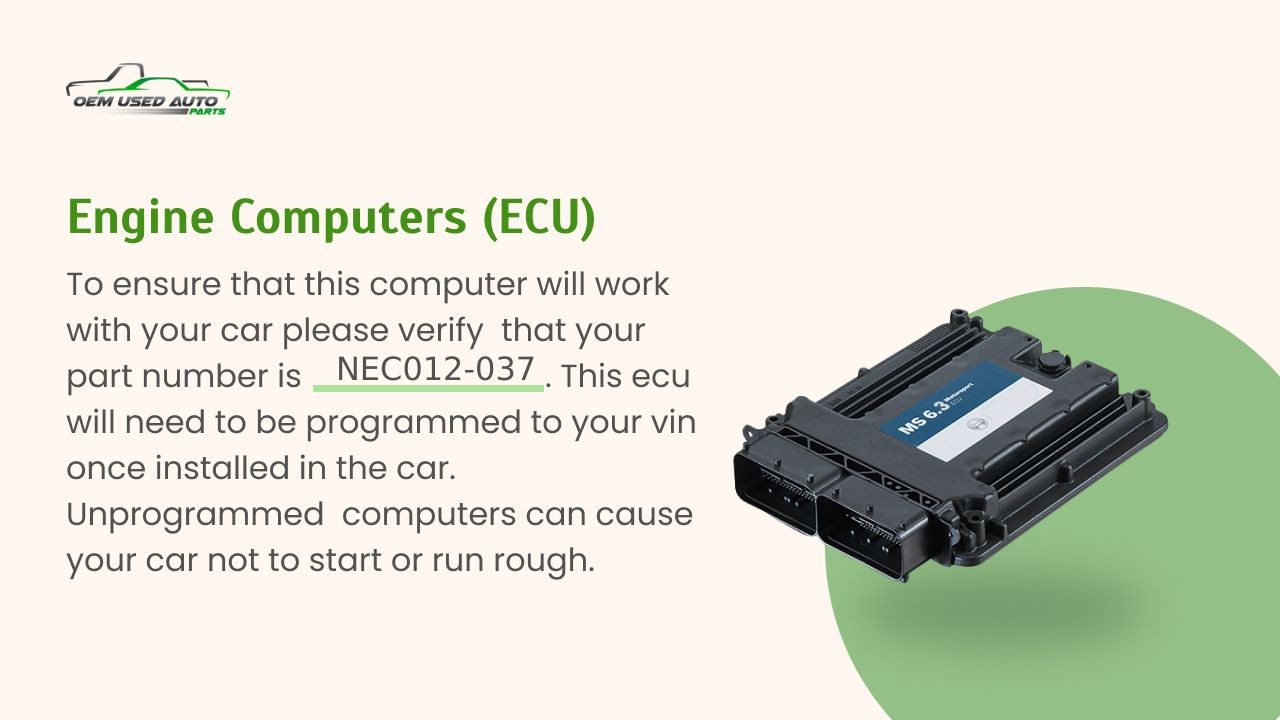 2013-2015 Nissan Rogue Engine Computer Ecu Pcm Ecm Pcu Oem E4QDS