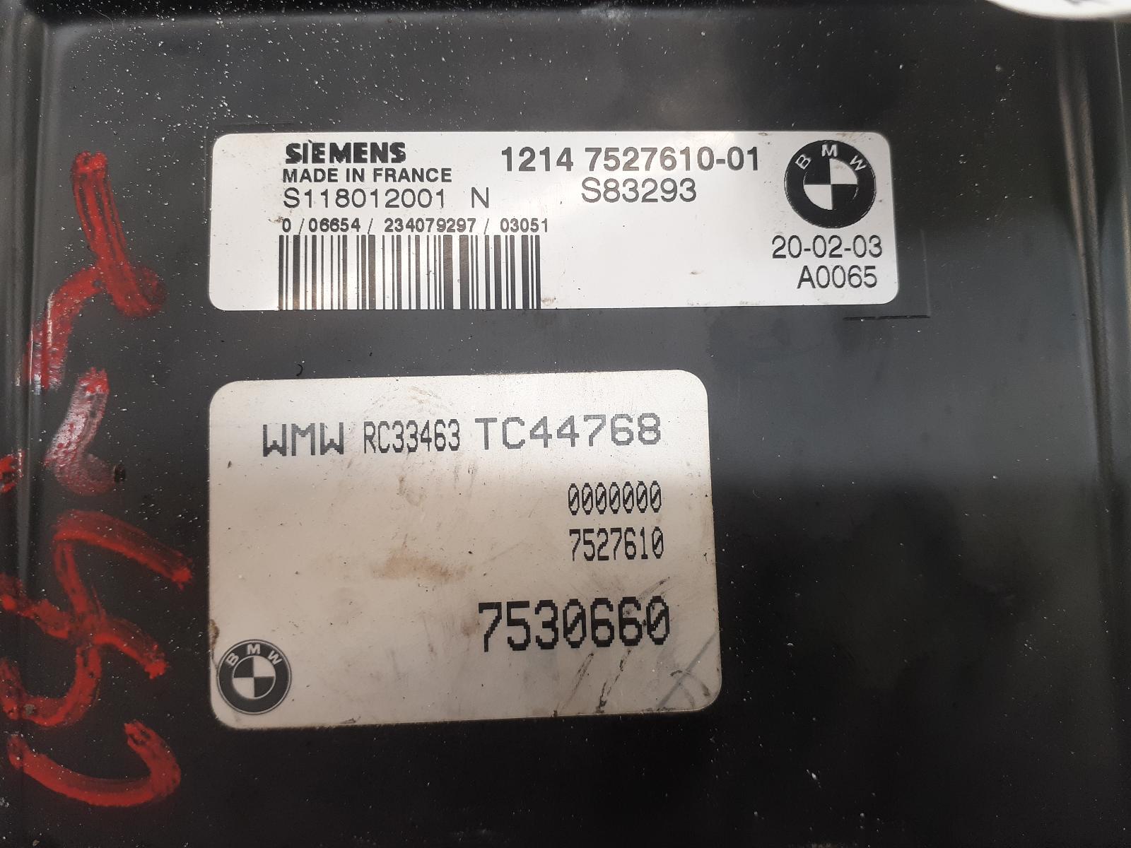 Used Engine Control Module (ECM) fits: 2003 Mini COOPER Electronic Control Modul