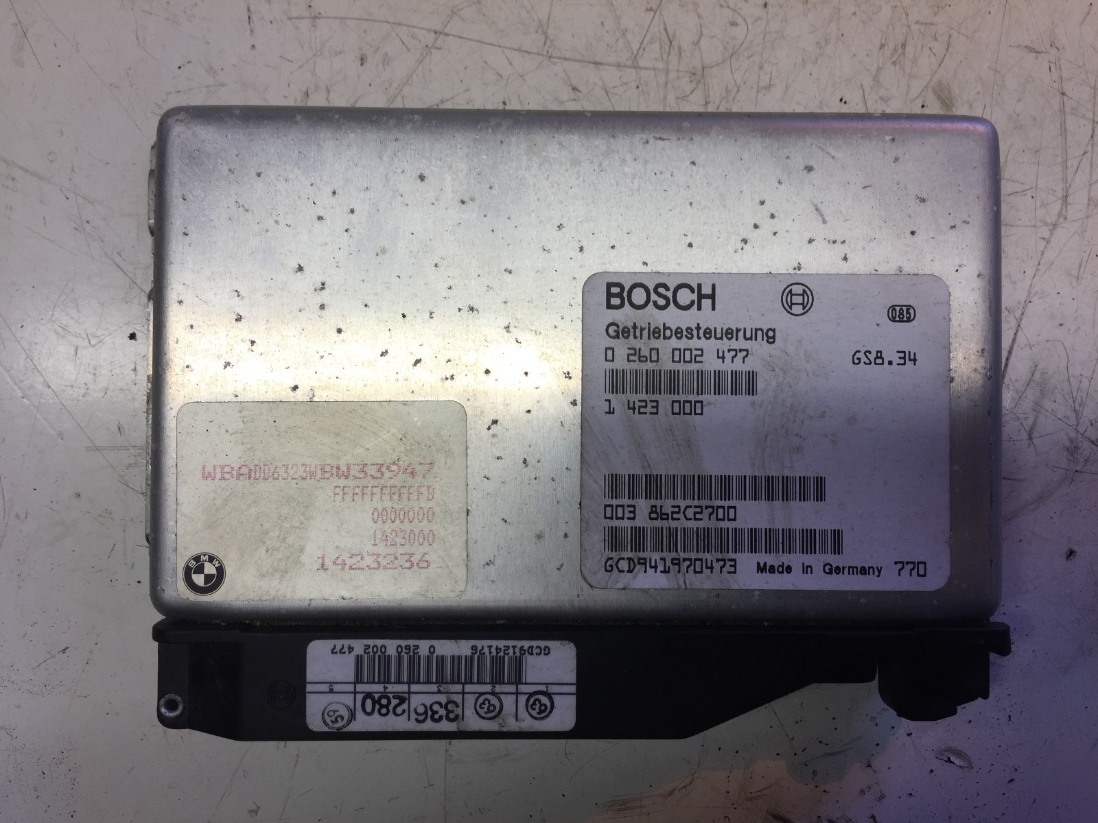 BMW 318 E36 AUTOMATIC GEARBOX ECU BOSCH 0260002477 1423000 BMW1423236