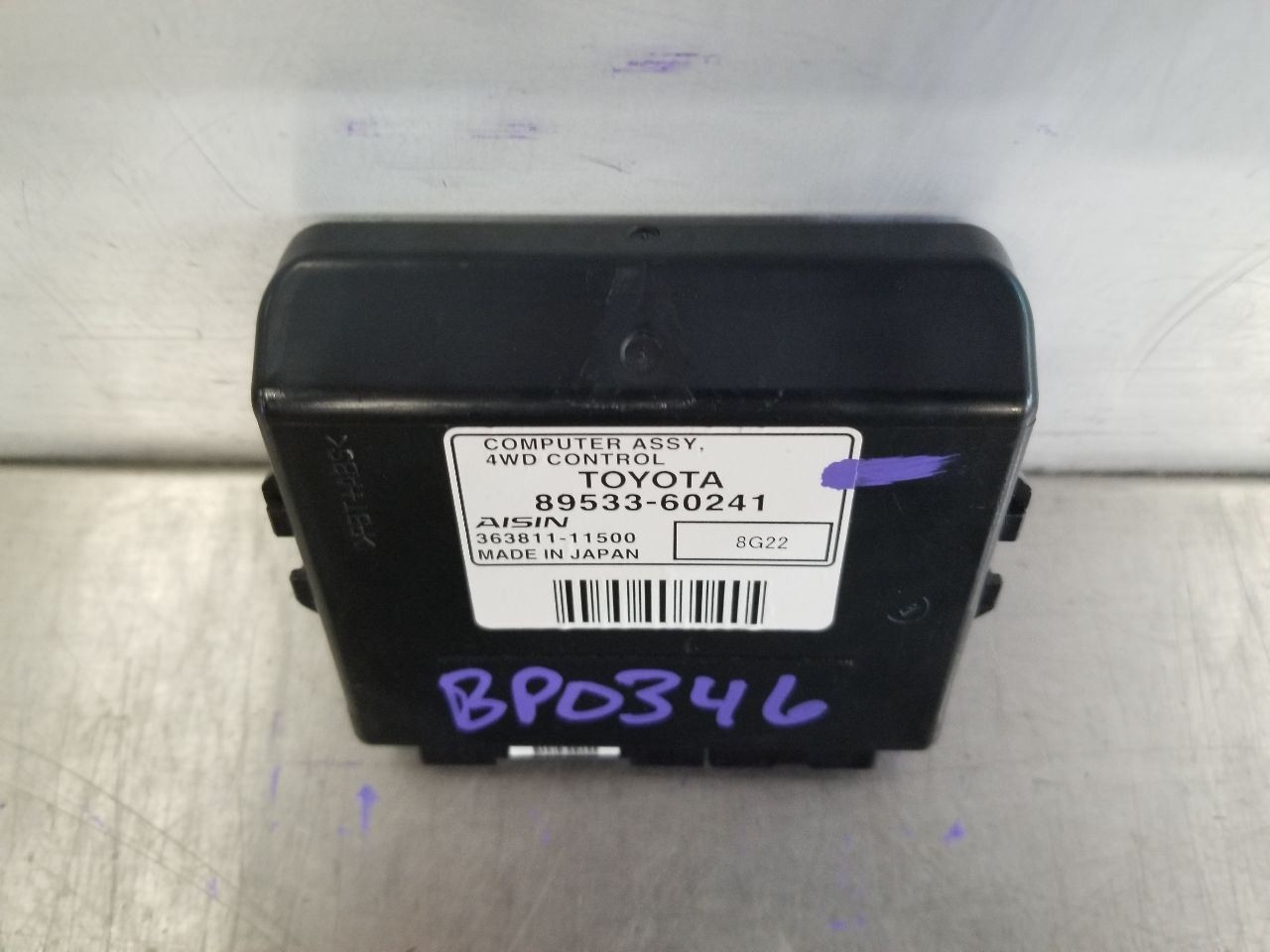 08 2008 LEXUS LX570 TRANSFER CASE CONTROL MODULE 8953360241
