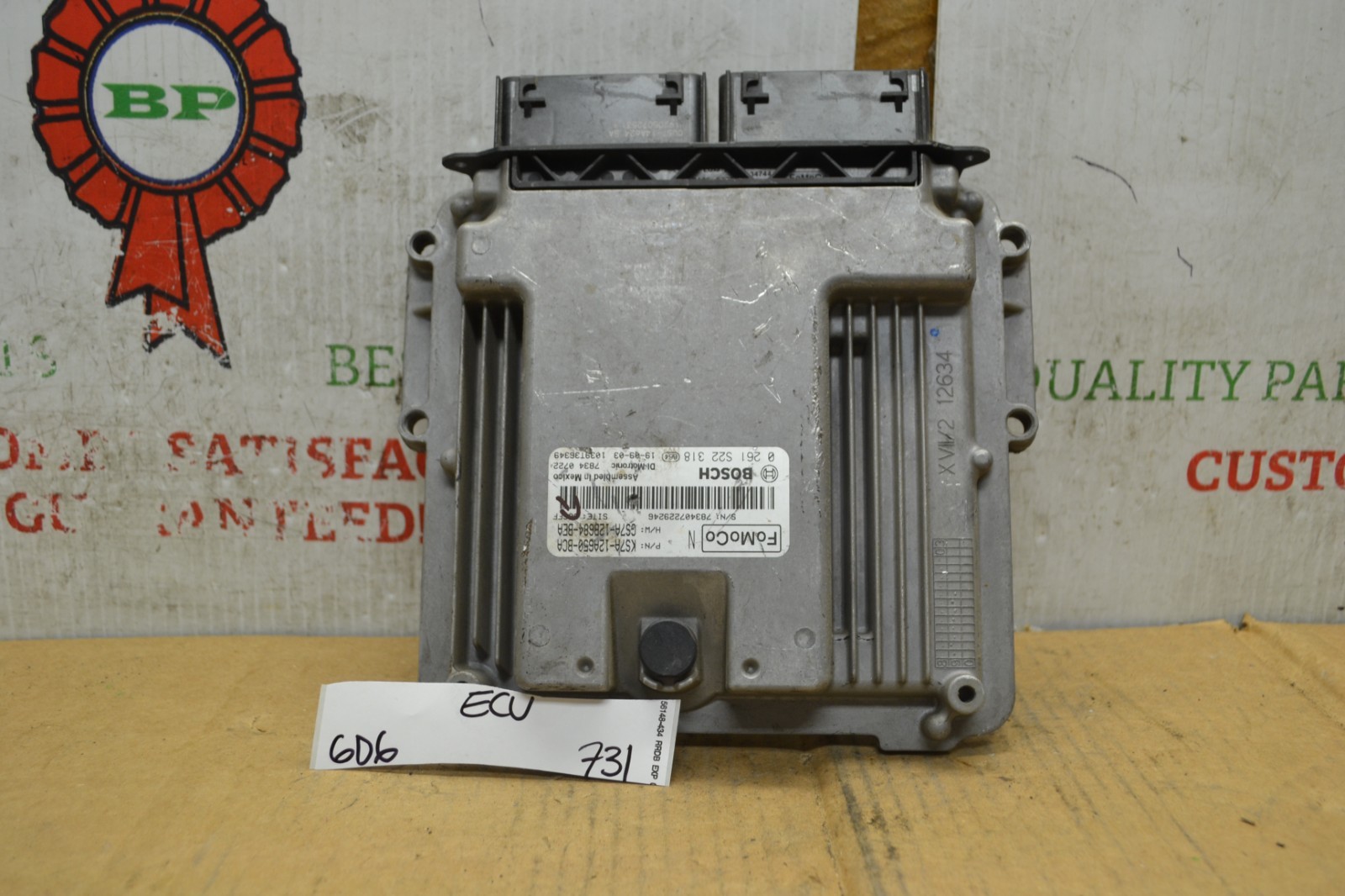 2017-19 Ford Fusion Engine Control Unit ECU KS7A12A650BCA Module 731-6D6