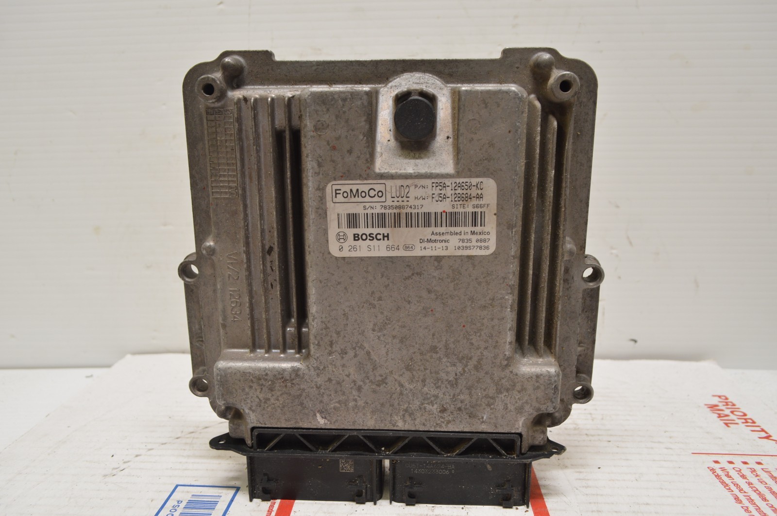 2015 15 Linocln MKZ 2.0L FP5A-12A650-KC Engine Control Module Unit Ecm F70 046