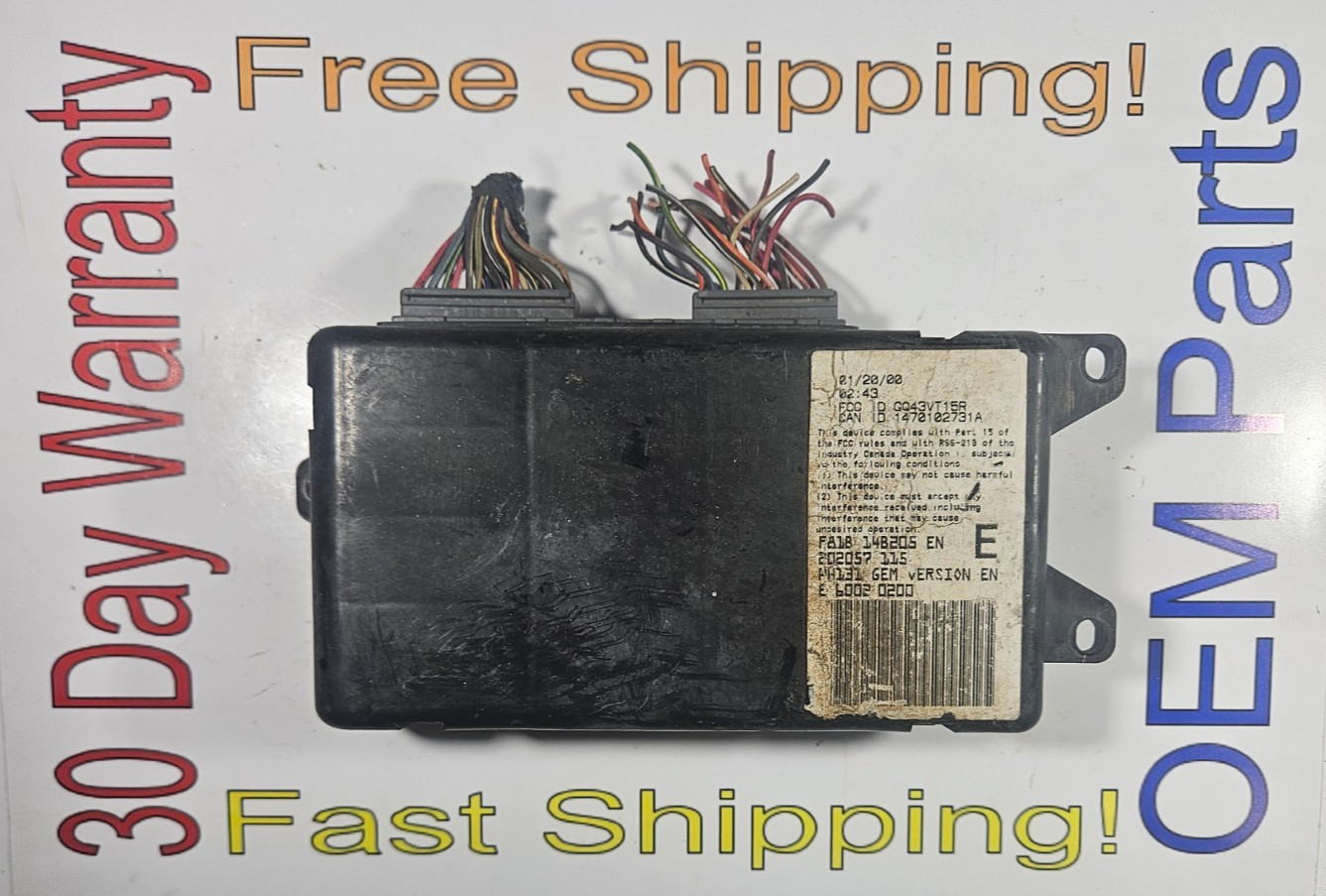 1999-2001 Ford F250 F350 F81B-14B205-EN GEM Module Body Module BCM Unit