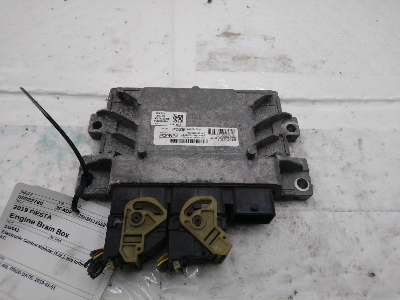 Engine ECM Electronic Control Module 1.6L ID KA6A-AC Fits 19 FIESTA 595575
